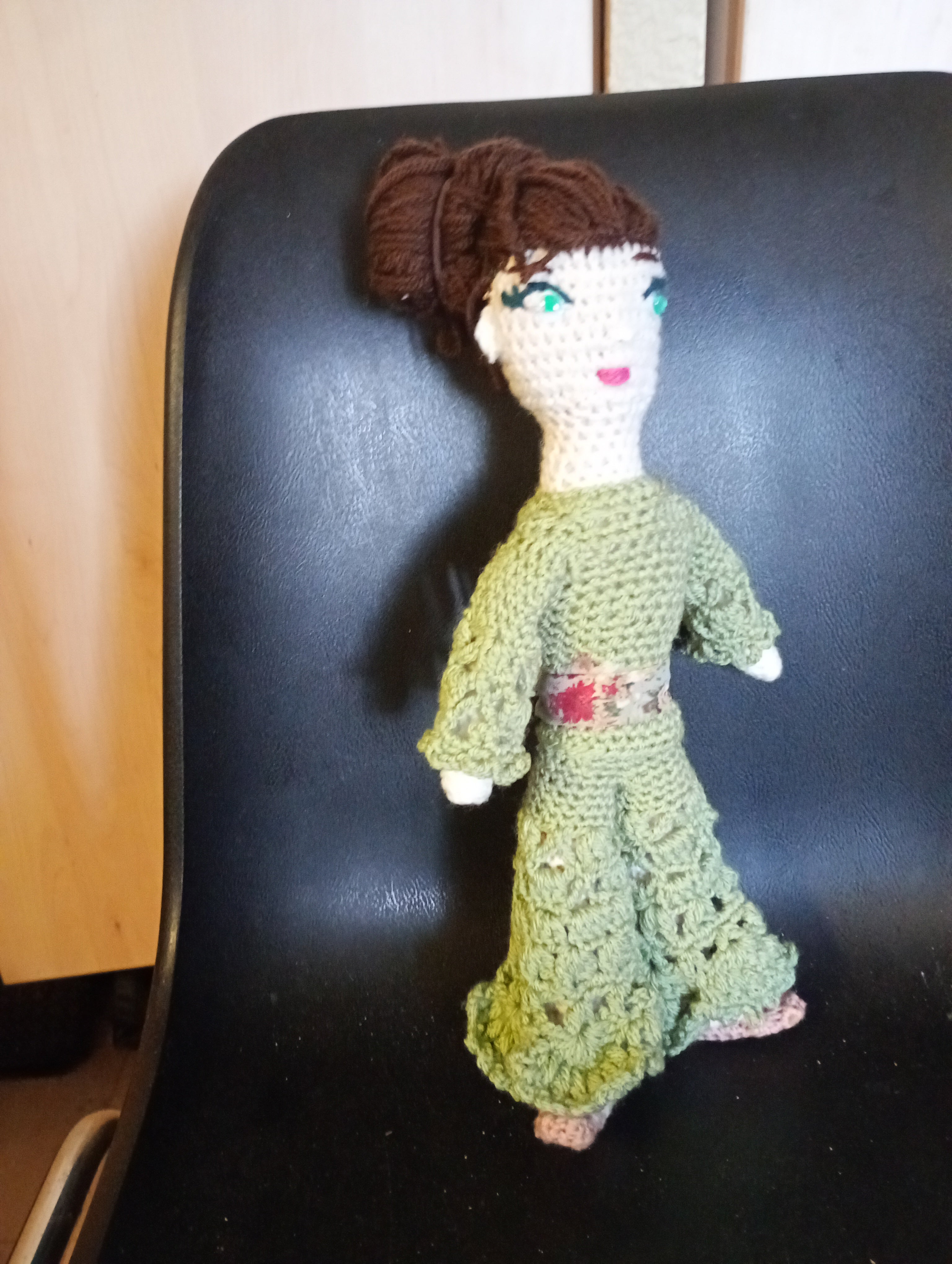 Poupe exsclusive crochet  lady of Economy