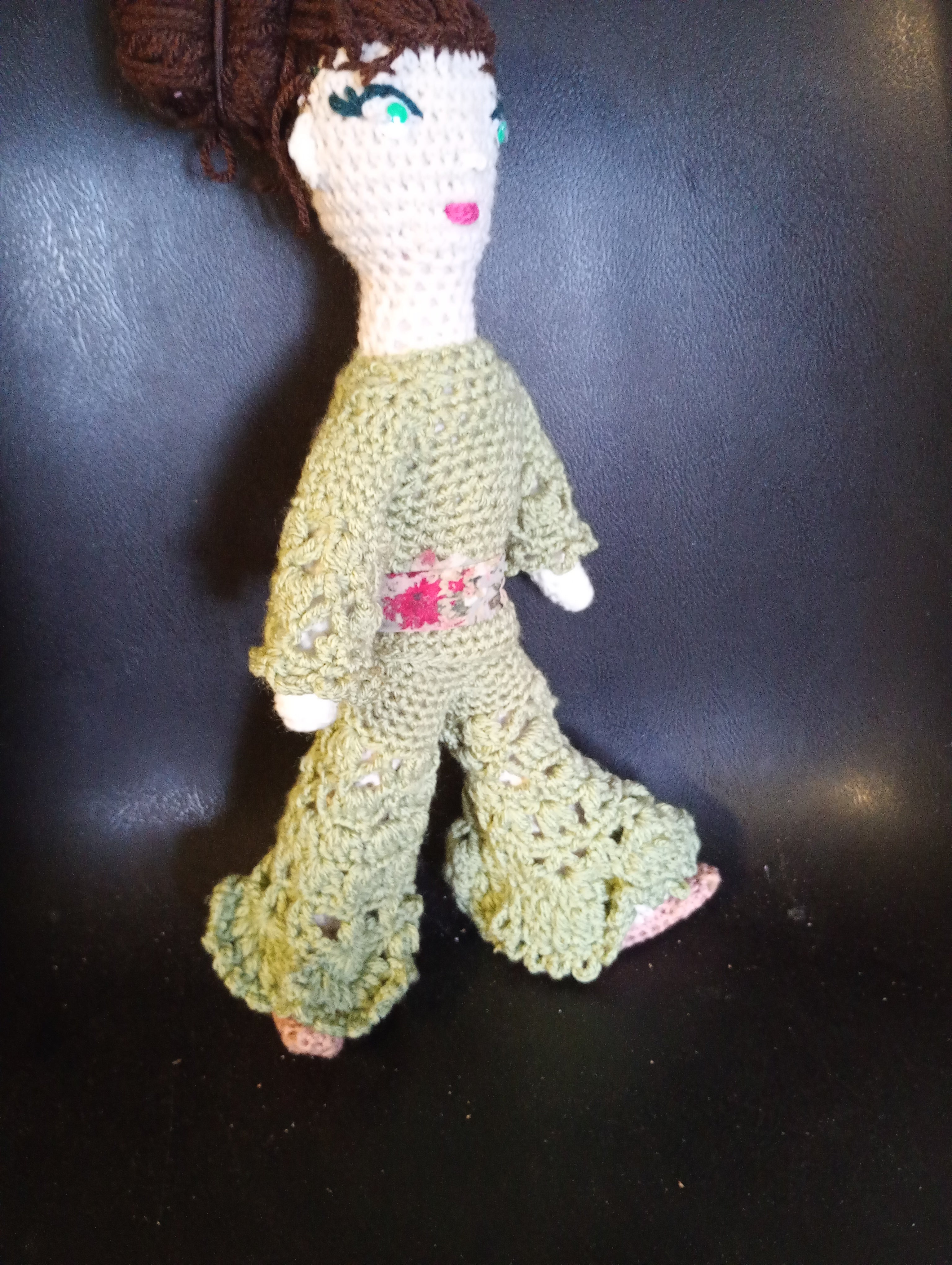 Poupe exsclusive crochet  lady of Economy