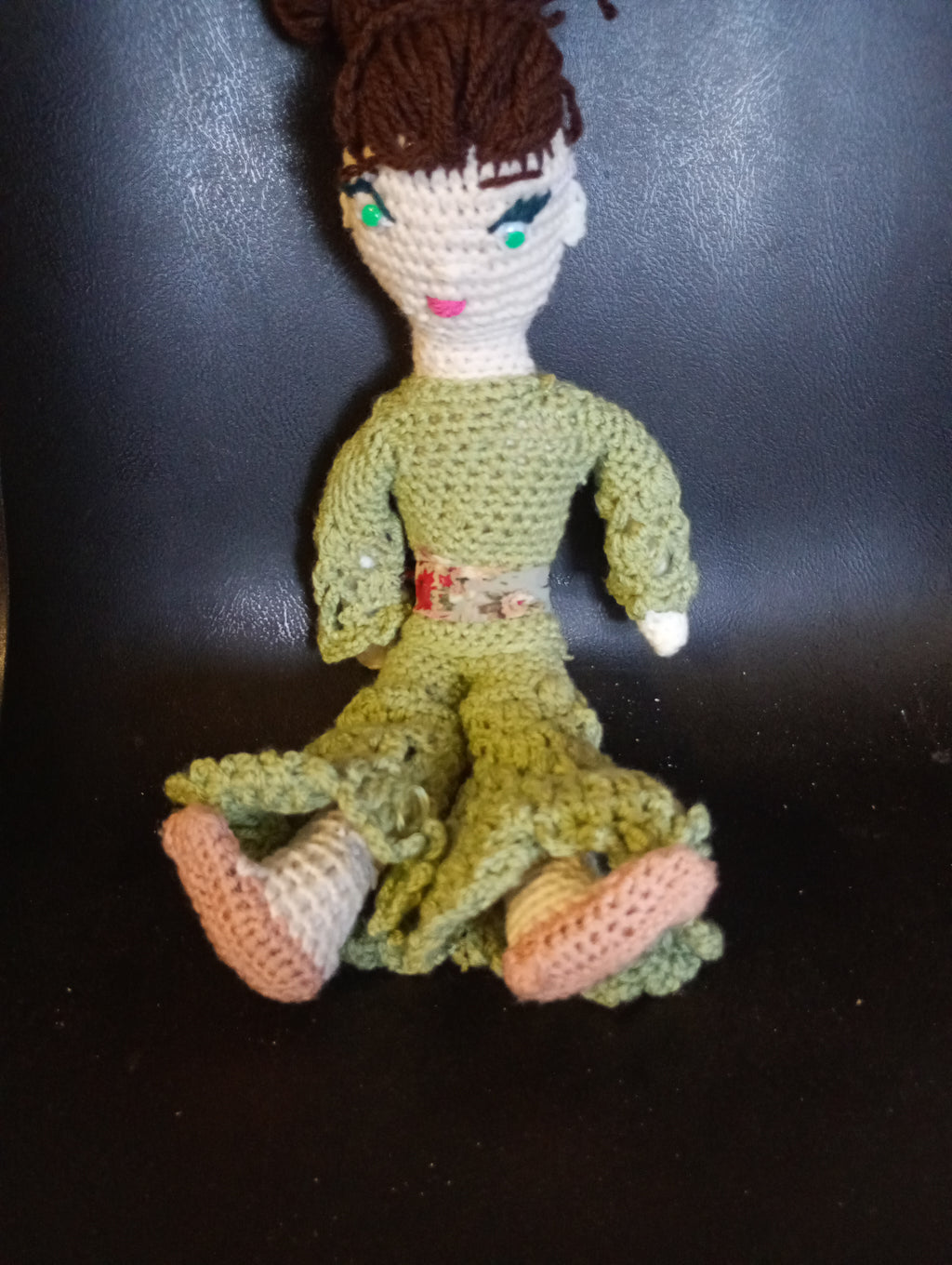 Poupe exsclusive crochet  lady of Economy