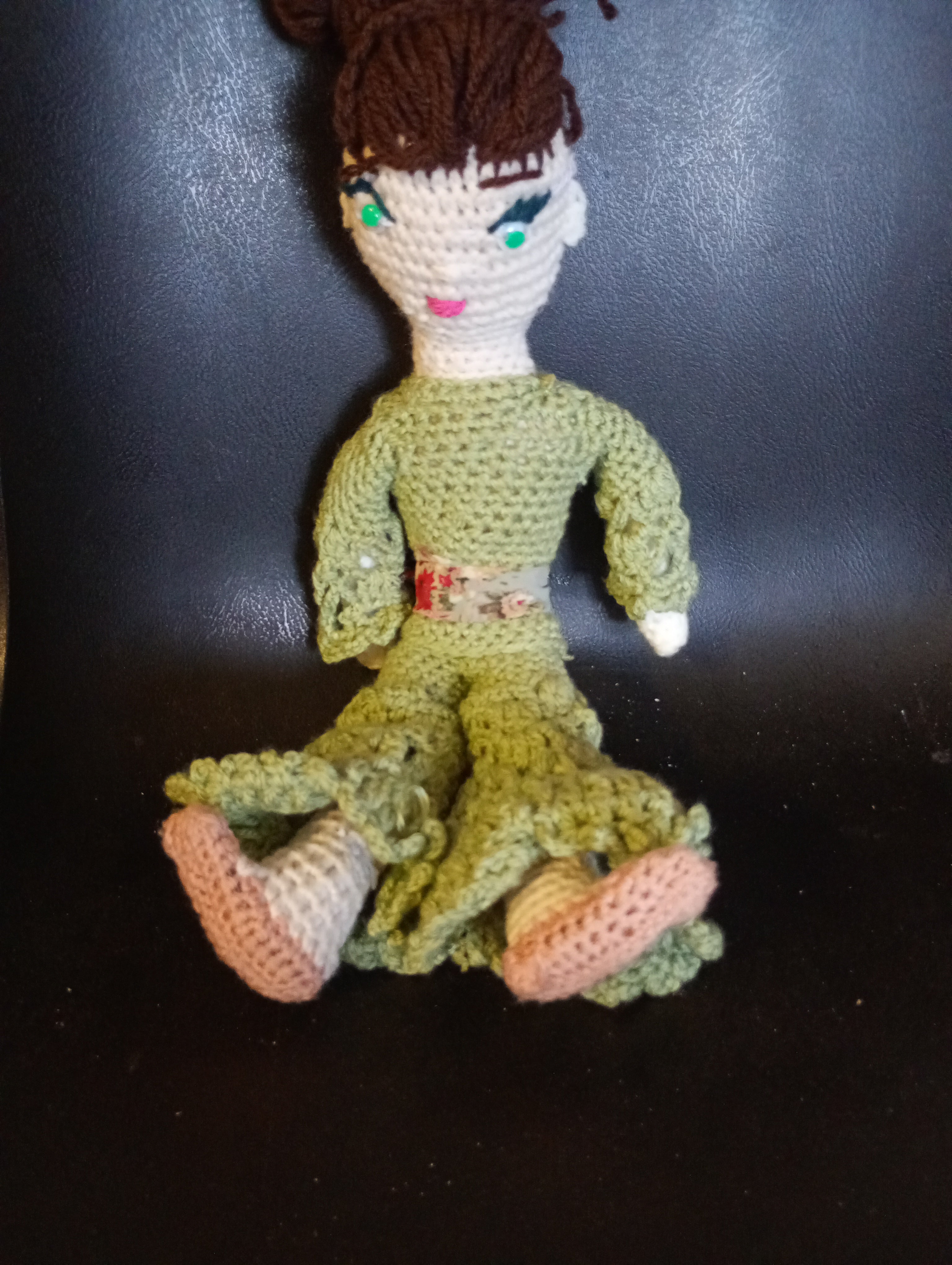 Poupe exsclusive crochet  lady of Economy