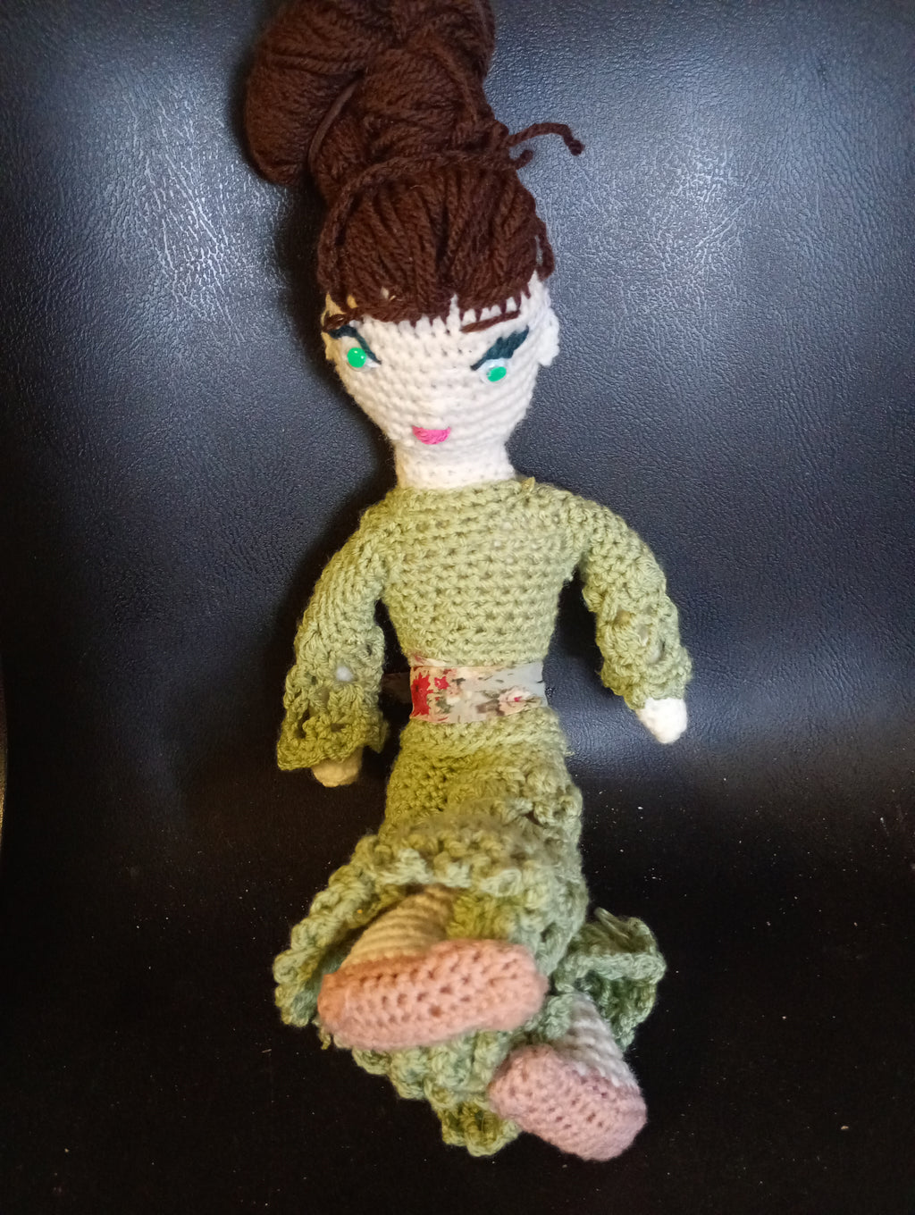 Poupe exsclusive crochet  lady of Economy