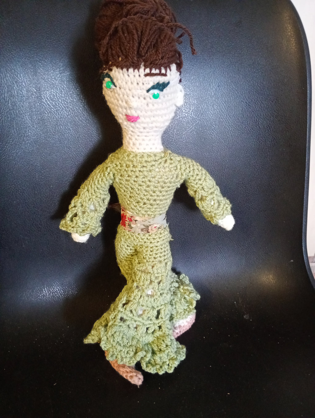 Poupe exsclusive crochet  lady of Economy