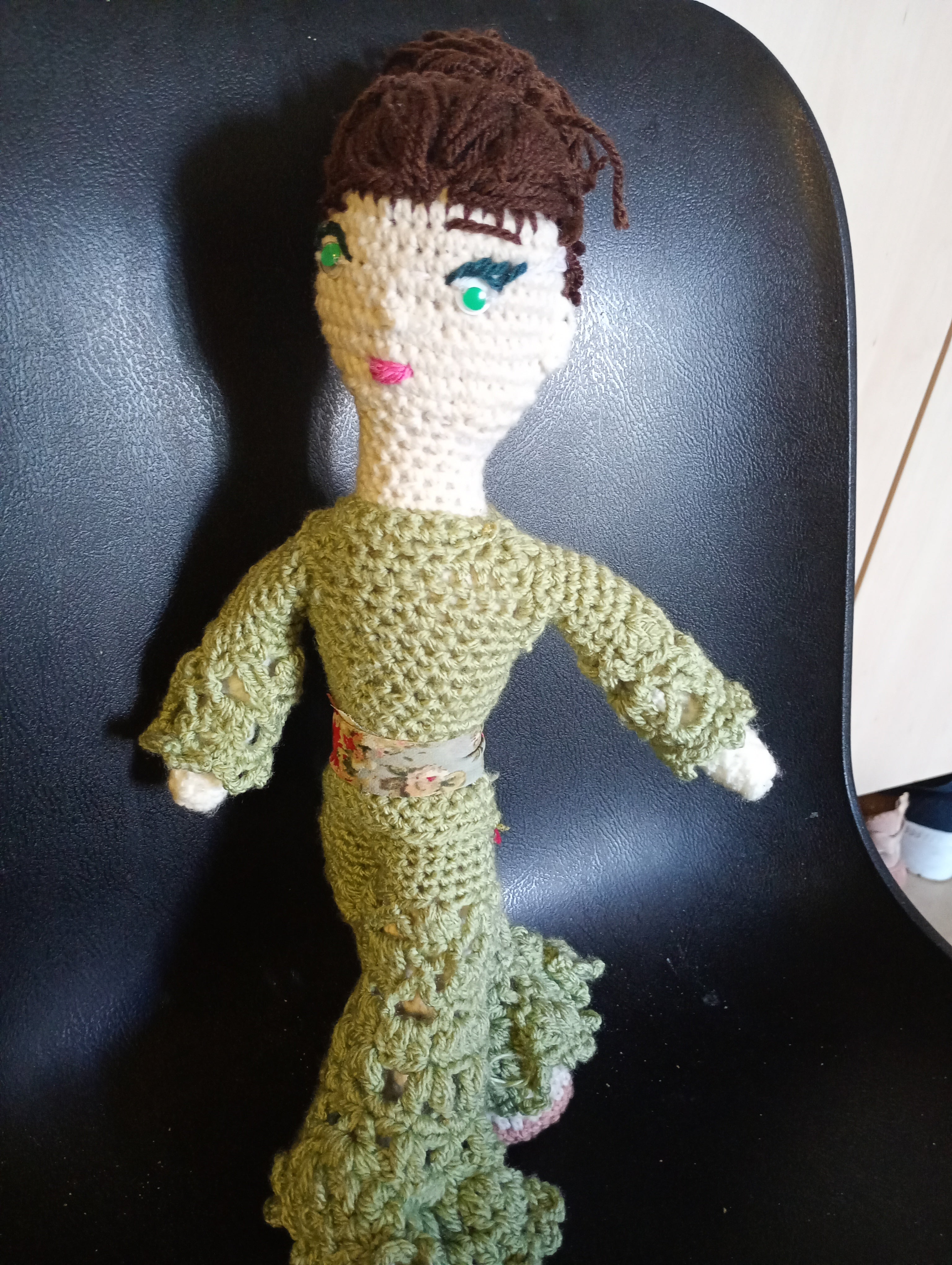 Poupe exsclusive crochet  lady of Economy