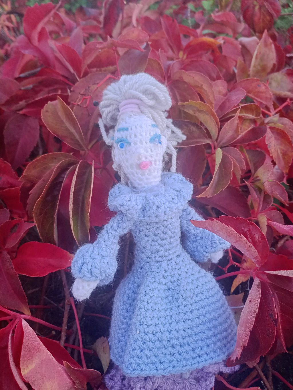 Poupe exsclusive crochet madamre Lille 20cm