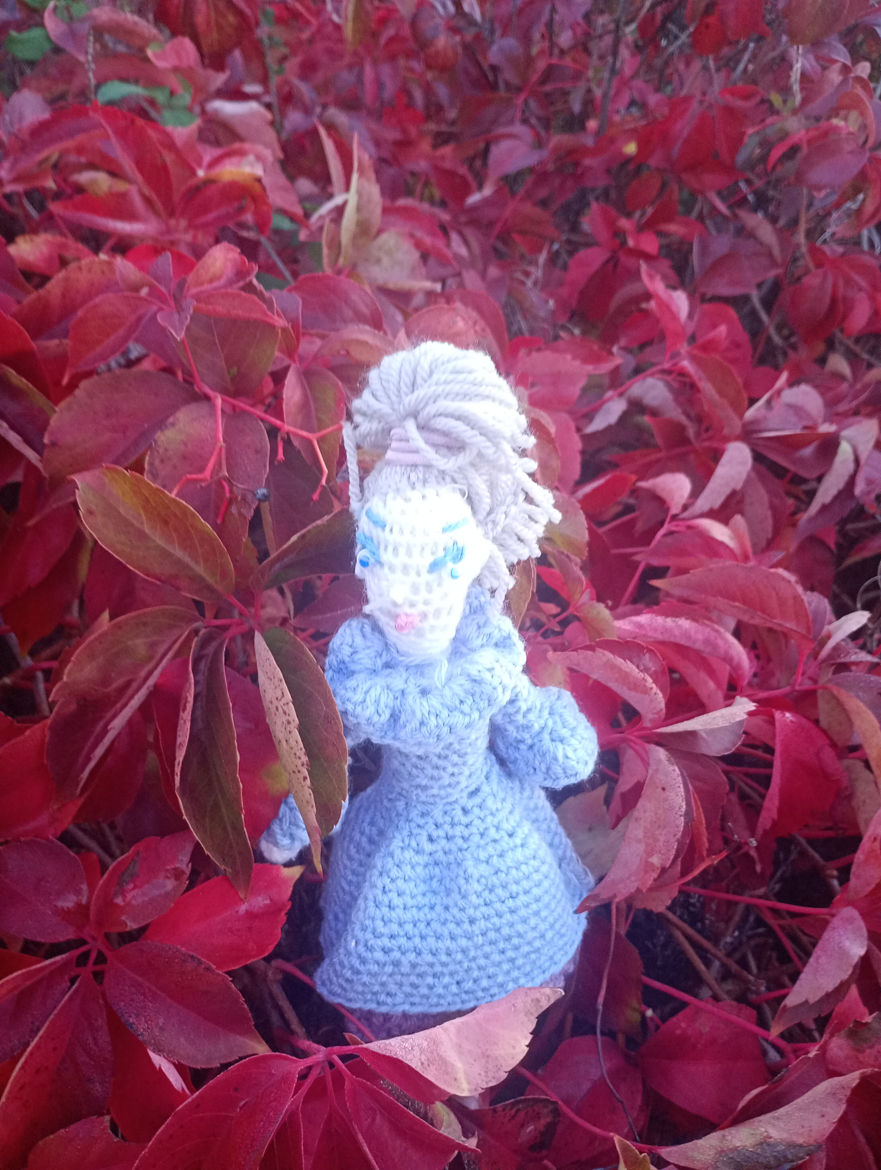 Poupe exsclusive crochet madamre Lille 20cm