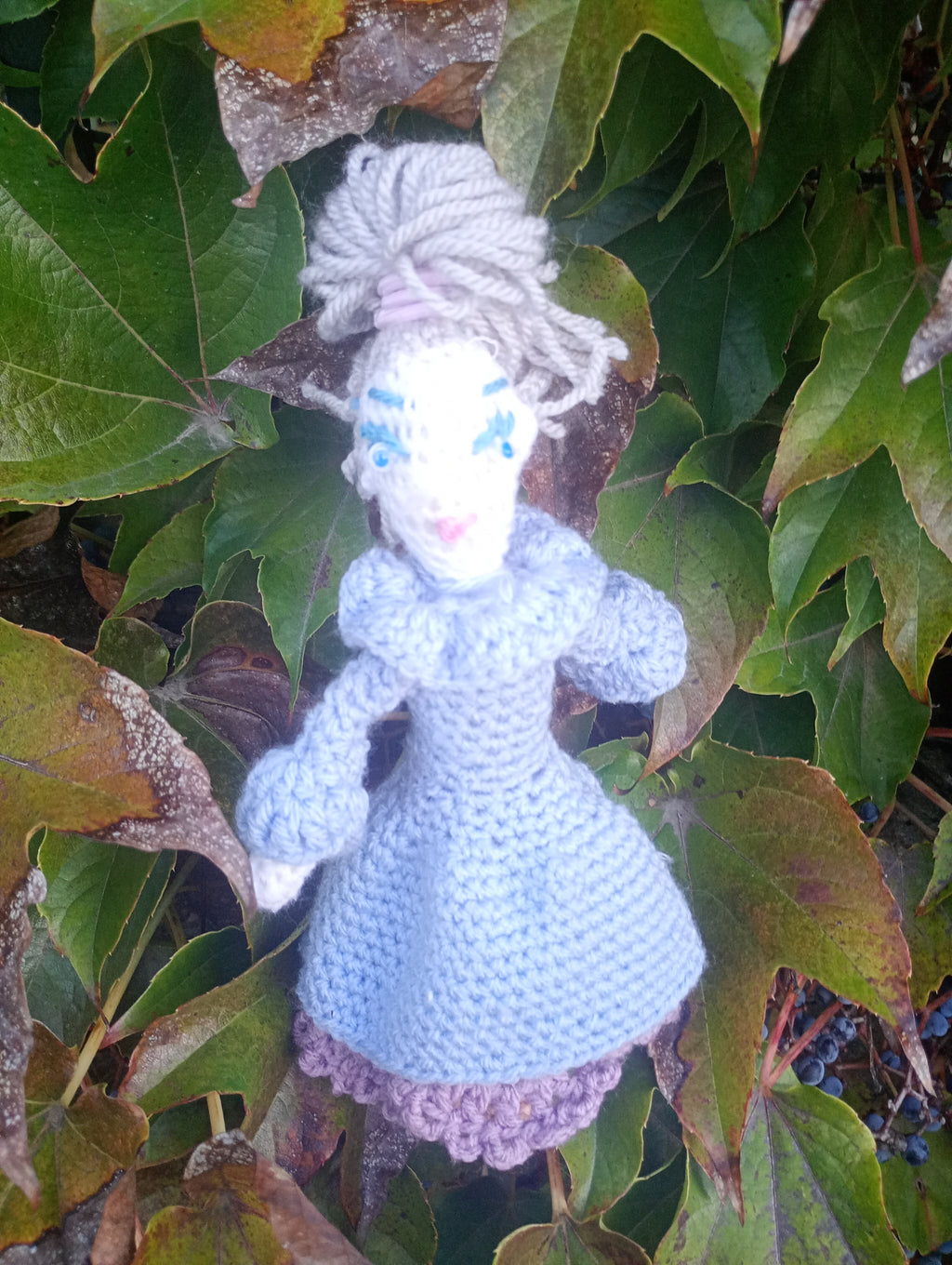 Poupe exsclusive crochet madamre Lille 20cm