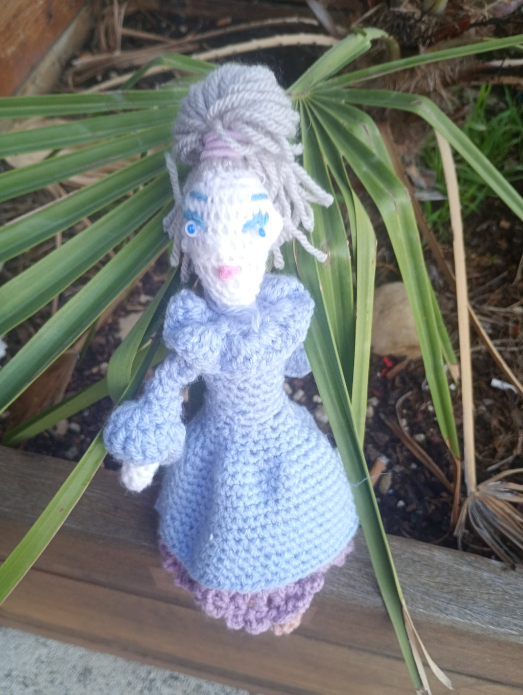 Poupe exsclusive crochet madamre Lille 20cm