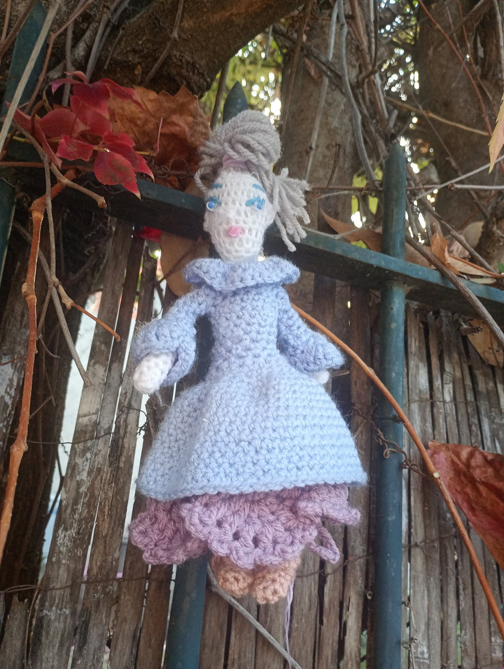 Poupe exsclusive crochet madamre Lille 20cm