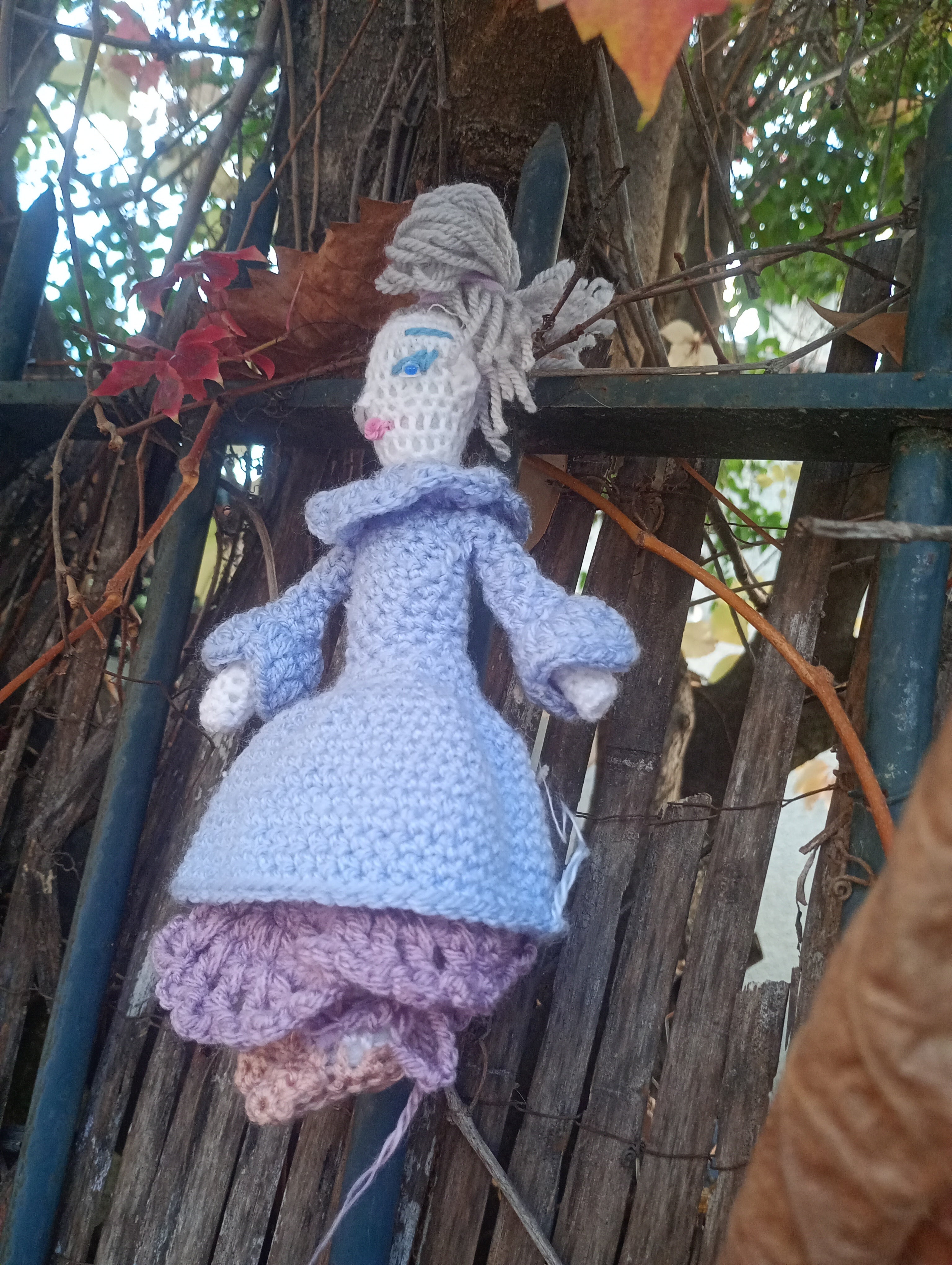 Poupe exsclusive crochet madamre Lille 20cm