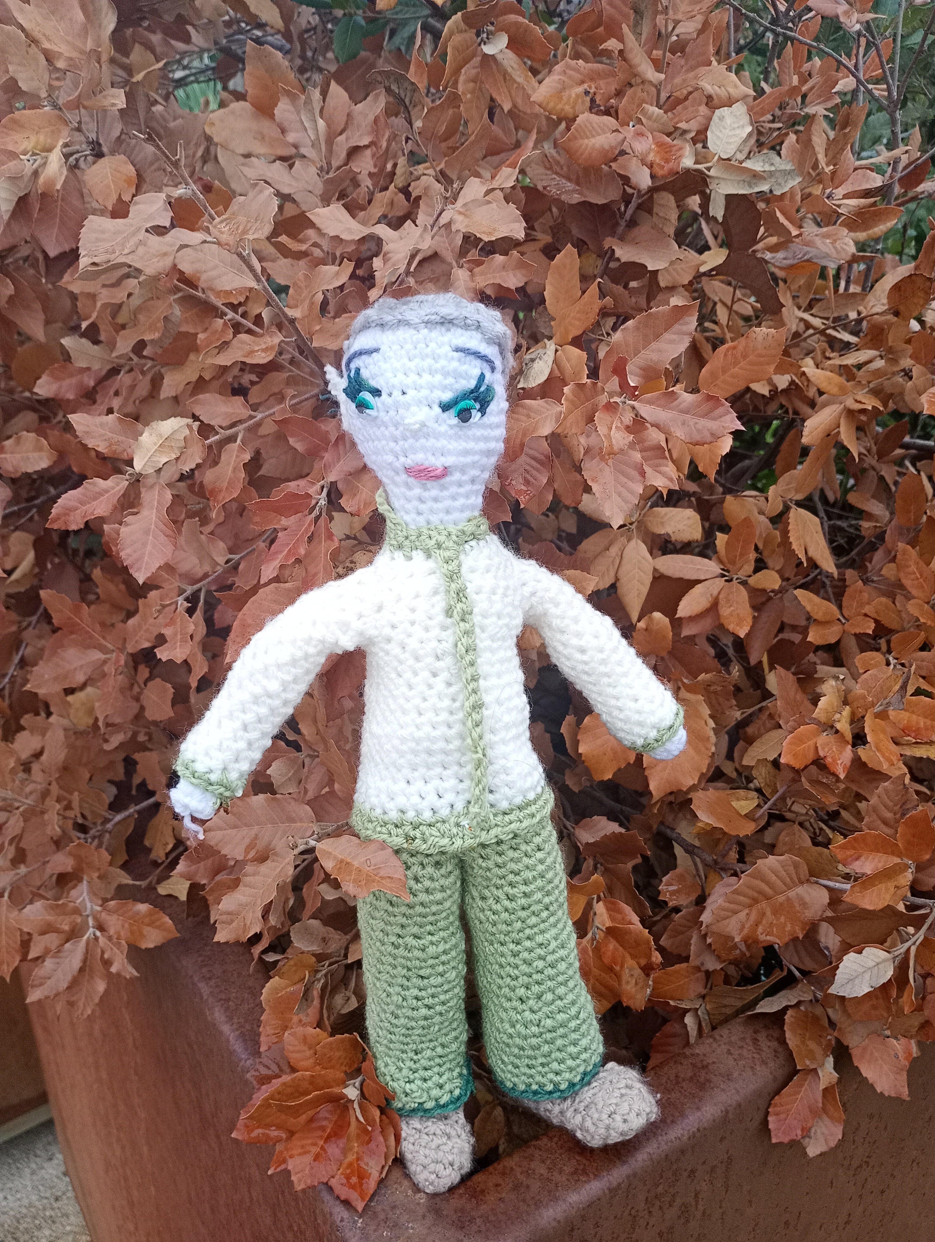 Poupe exsclusive crochet Asclepius