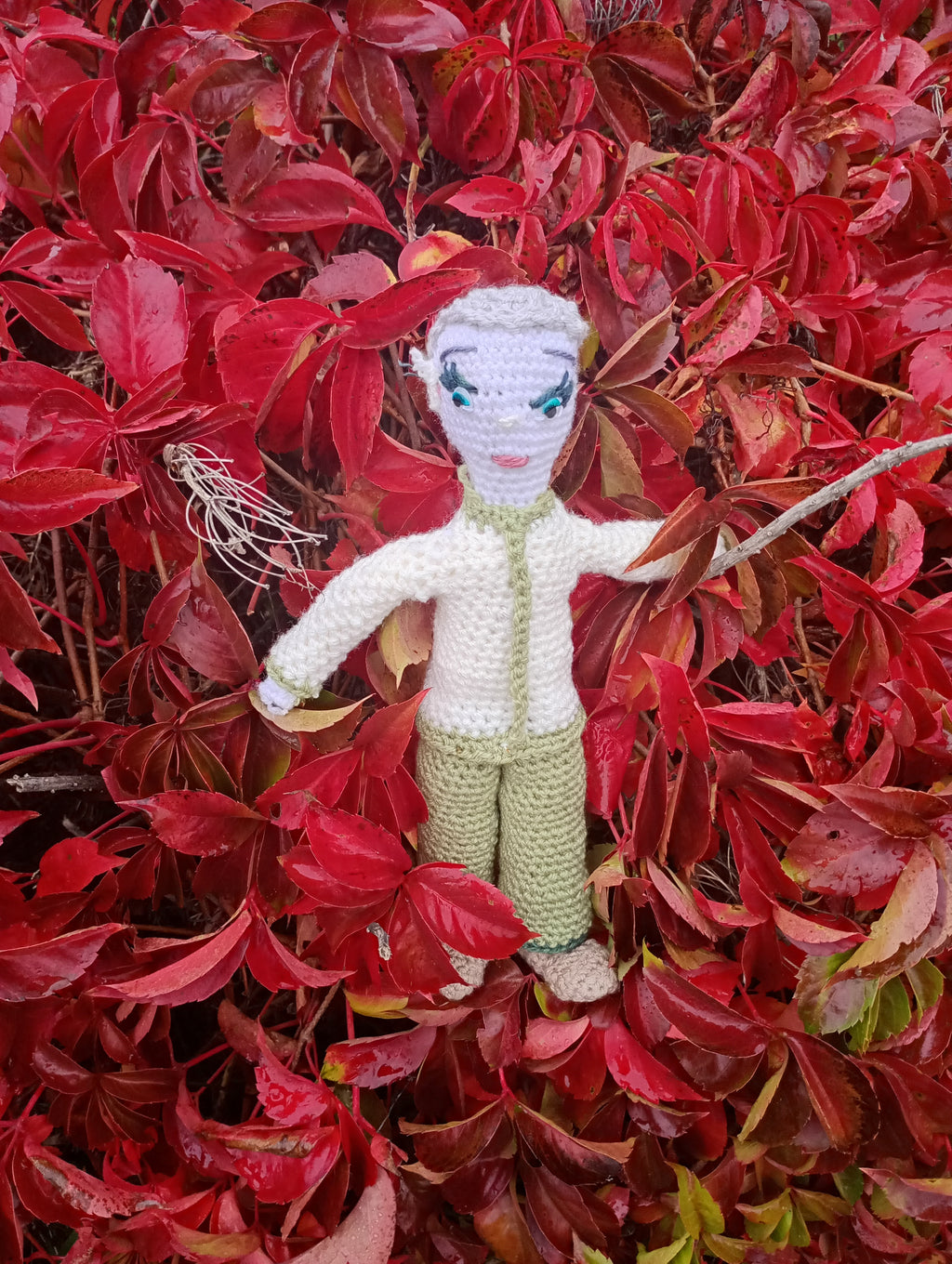 Poupe exsclusive crochet Asclepius