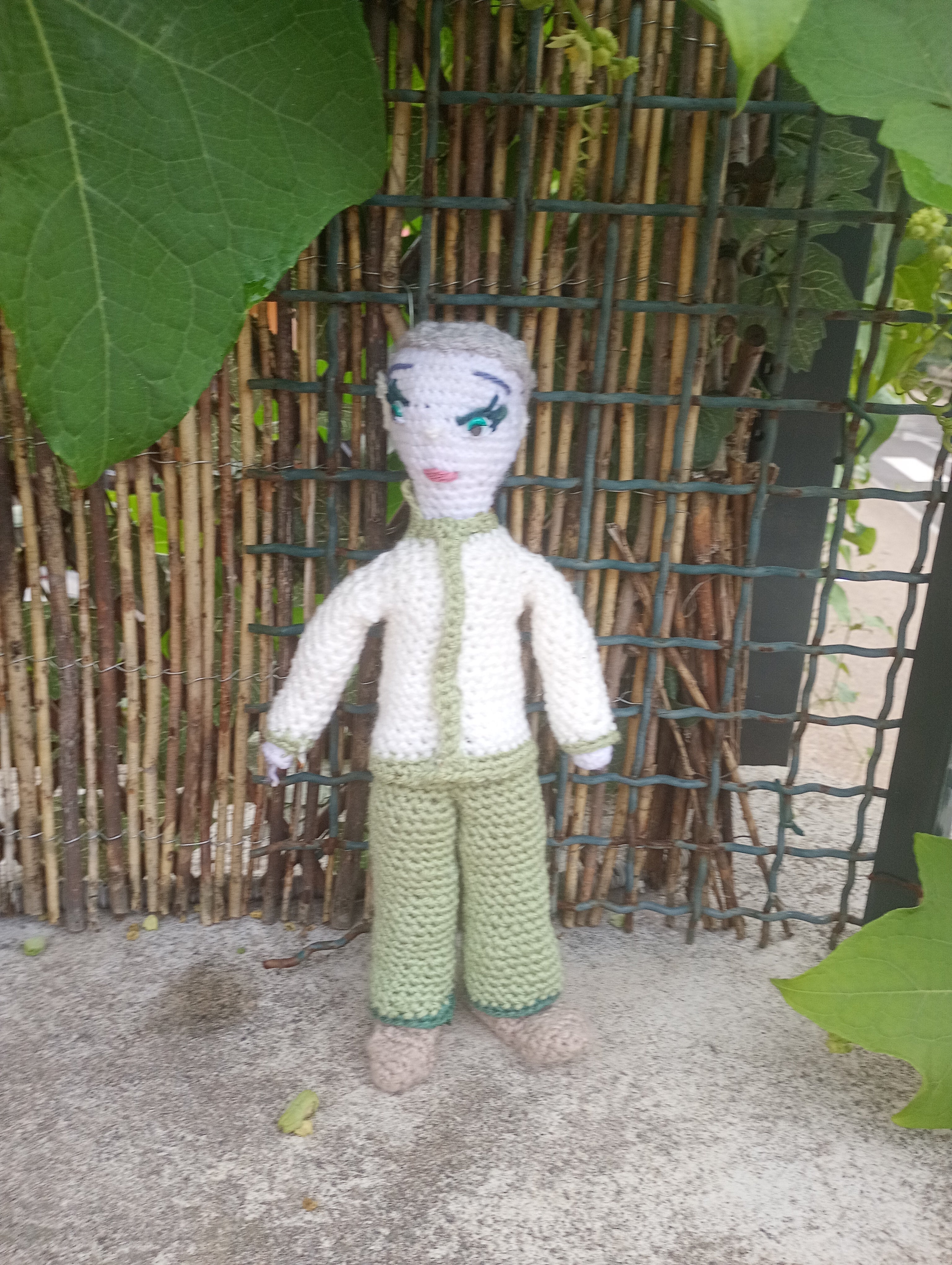 Poupe exsclusive crochet Asclepius