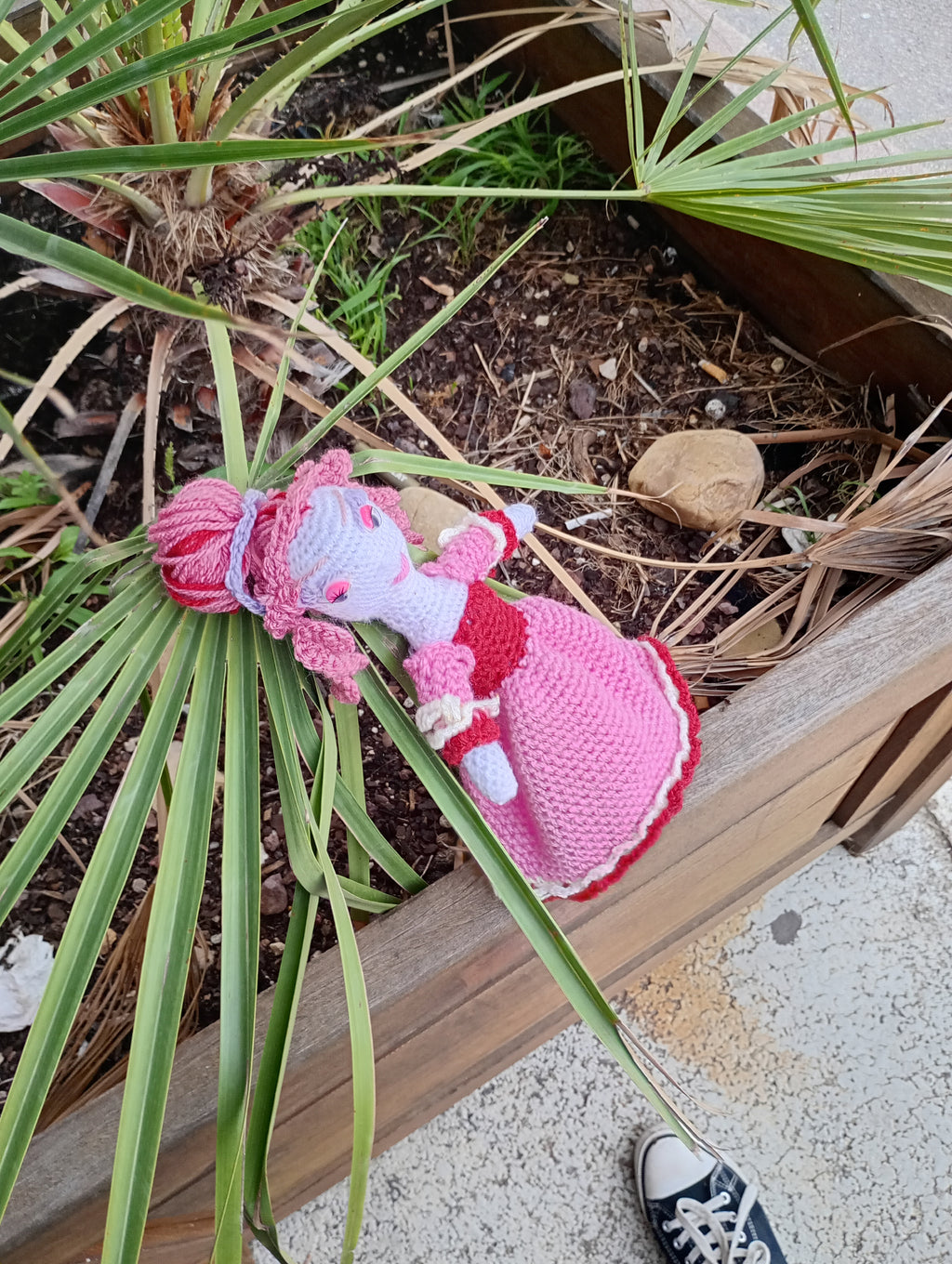 Poupe exsclusive crochet Madamre Versailles 25cm