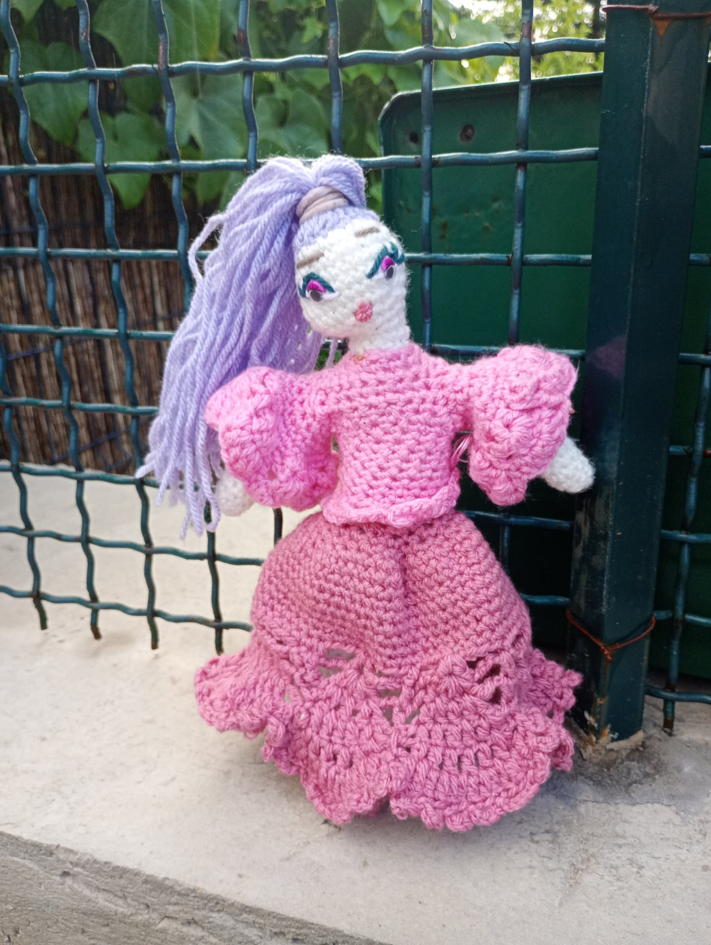 Poupe exsclusive crochet  Fauiry of Virtue . Love 25cm