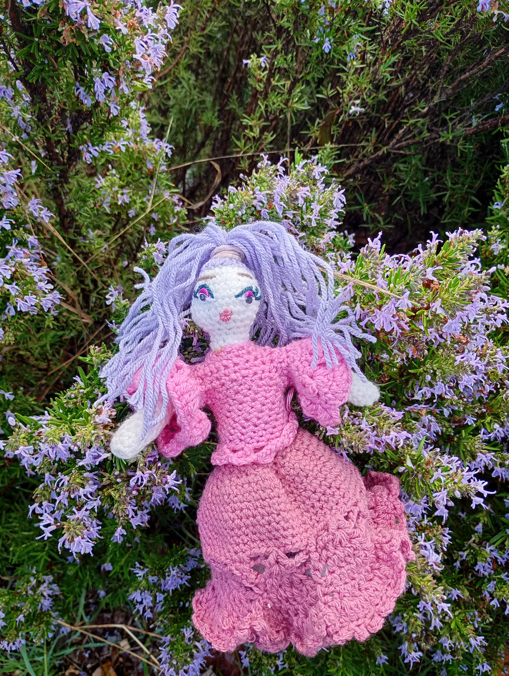 Poupe exsclusive crochet  Fauiry of Virtue . Love 25cm