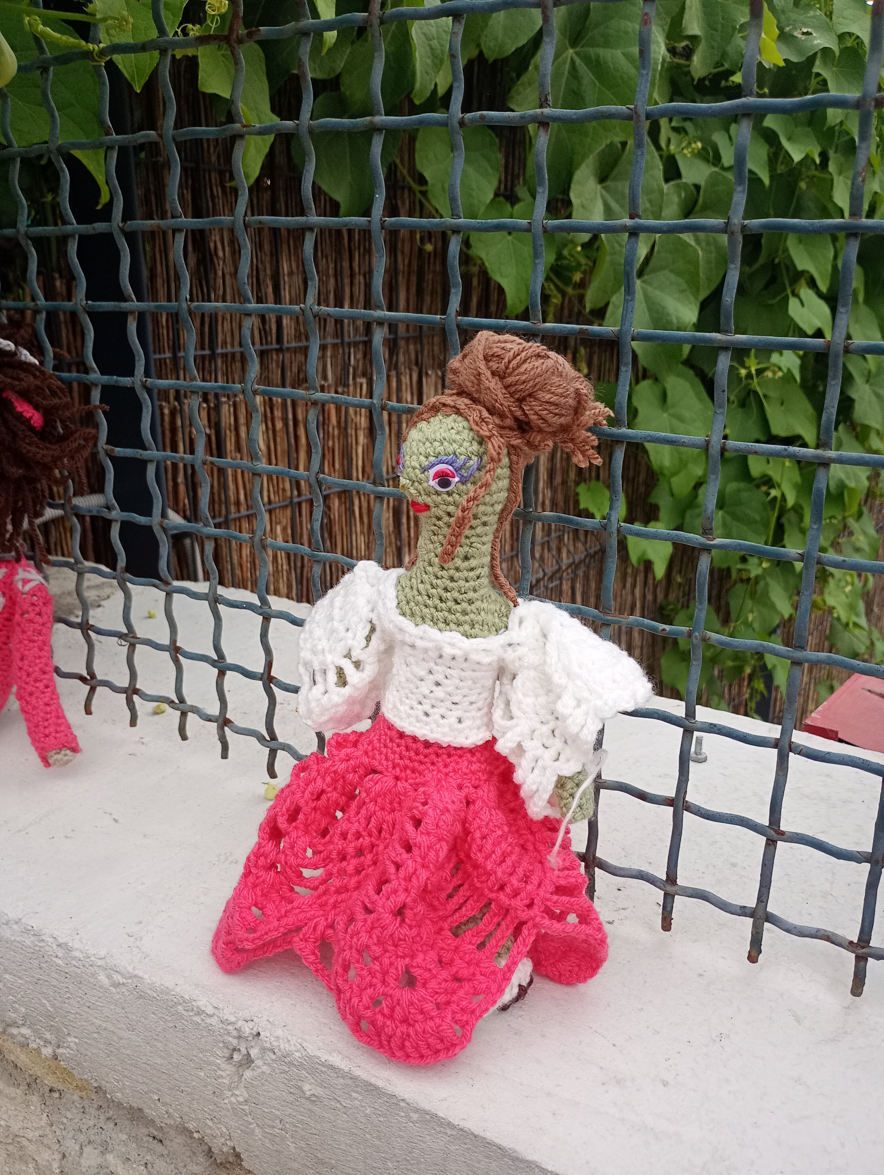 Poupe exsclusive crochet madame Antibes 25vm