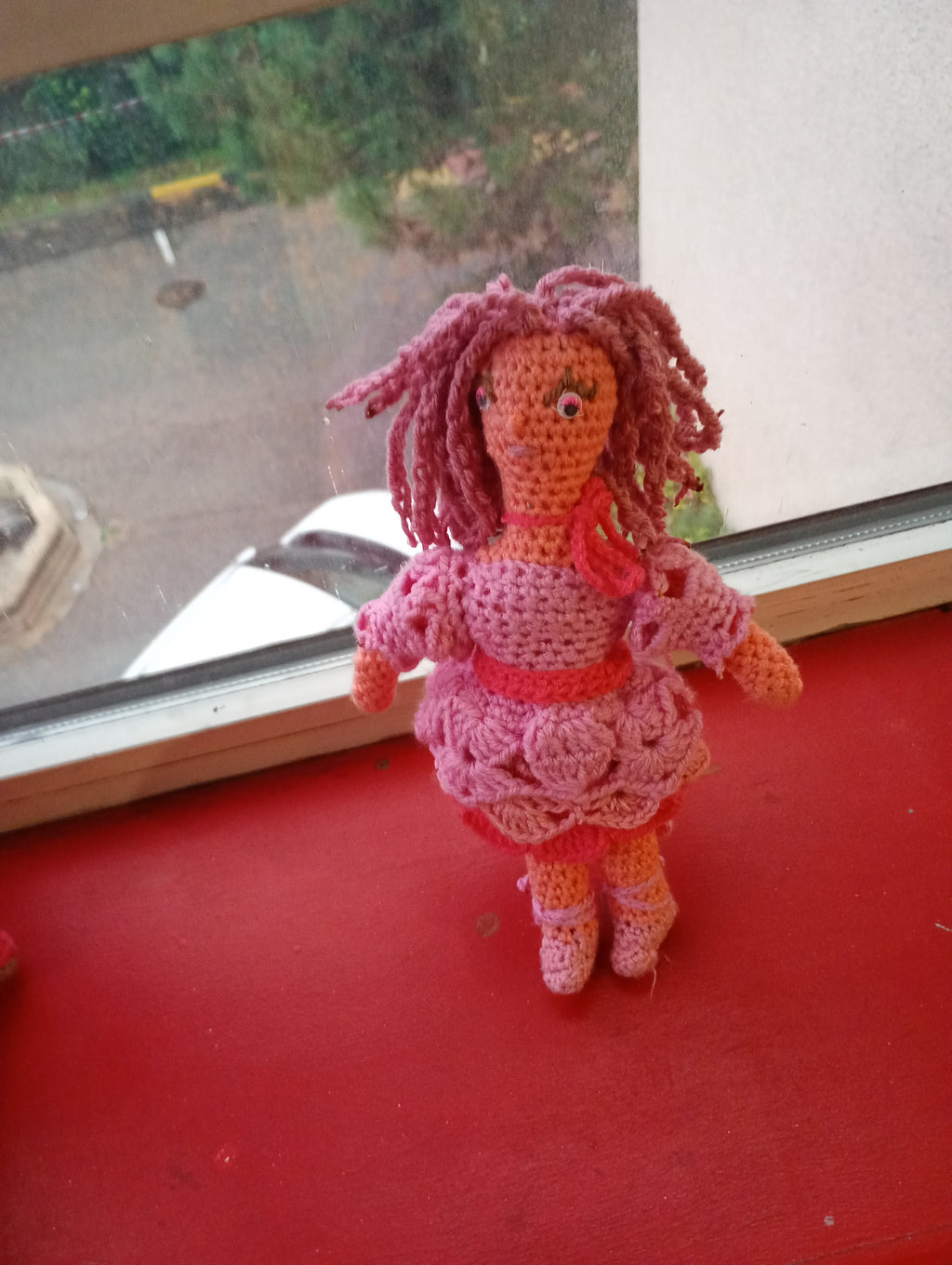Poupe ecsclusive crochet Fairy of Virtue Kindness 25cm