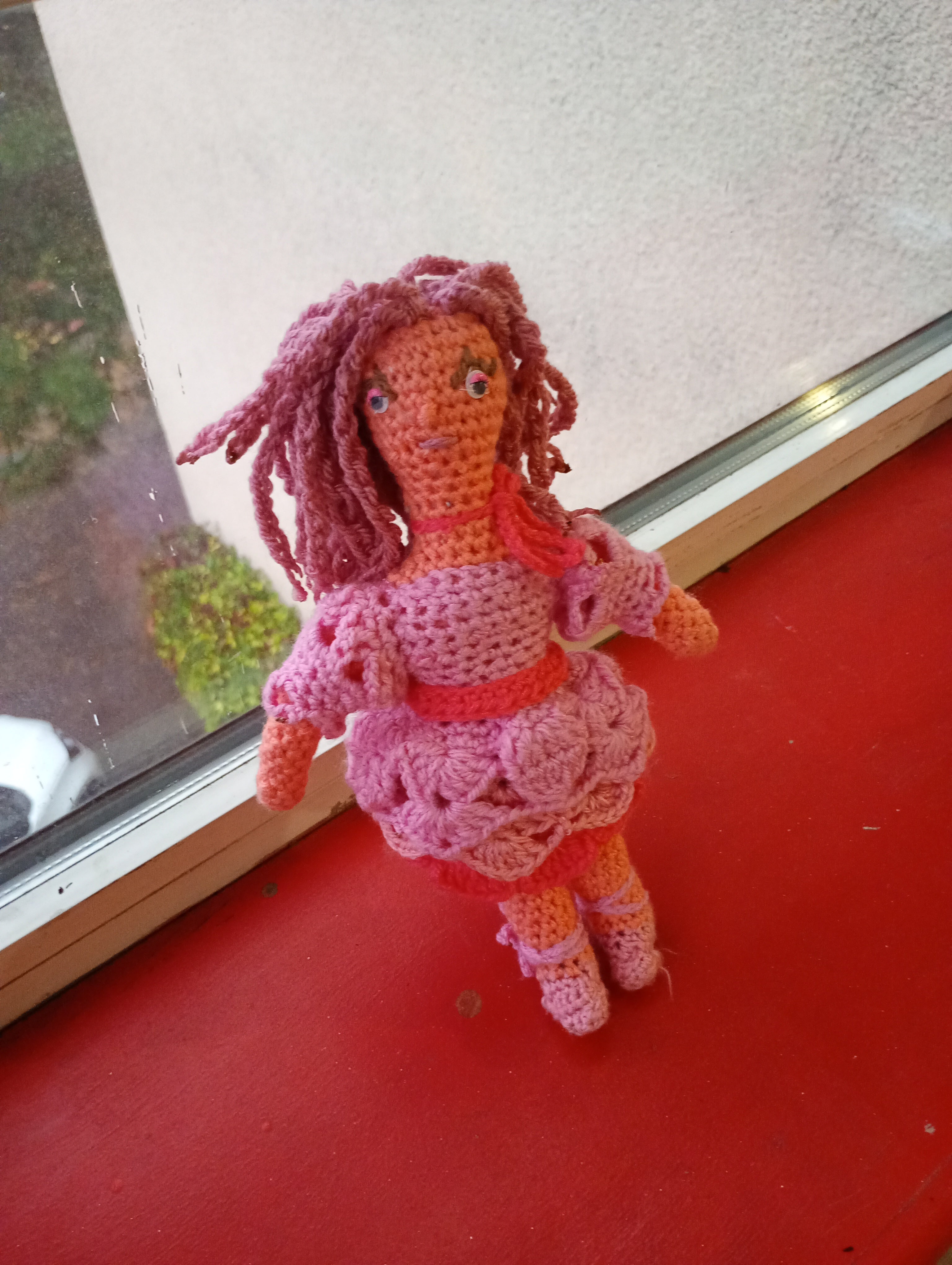 Poupe ecsclusive crochet Fairy of Virtue Kindness 25cm