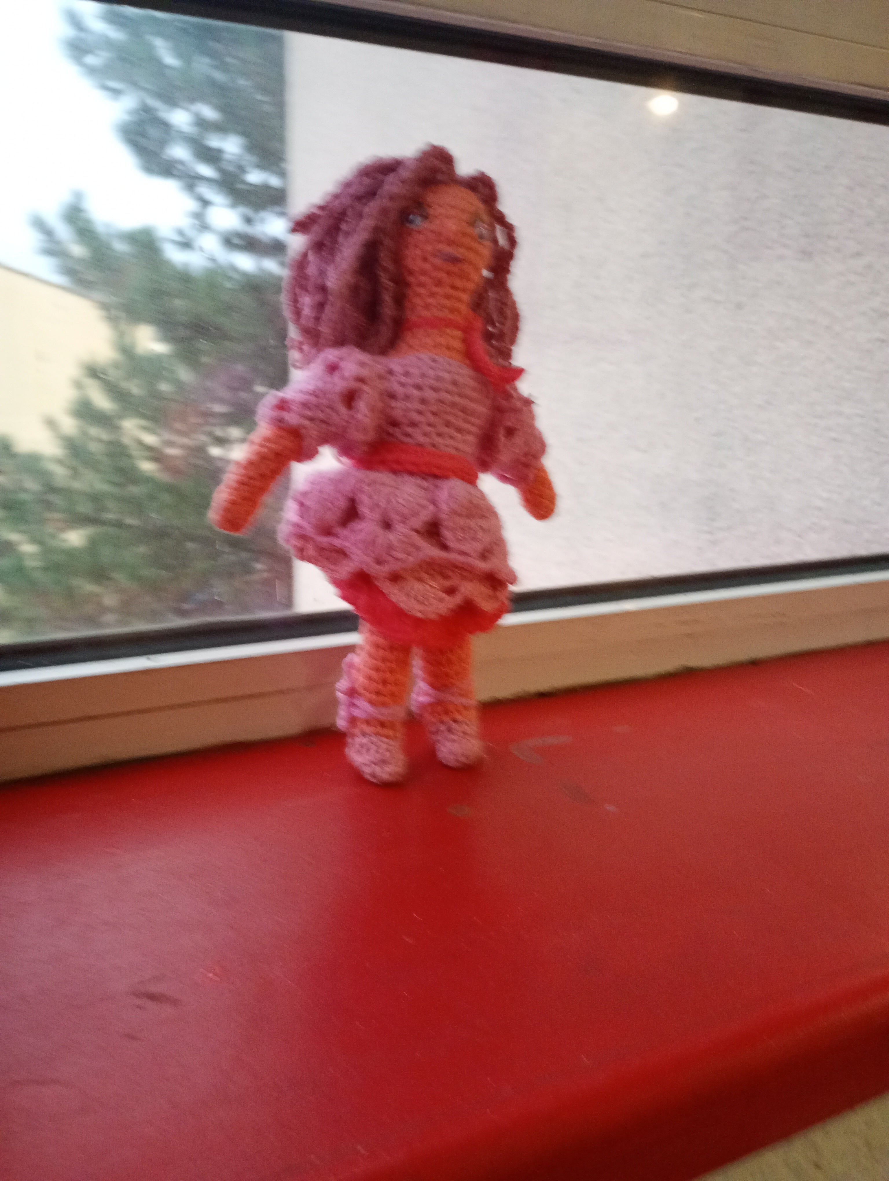 Poupe ecsclusive crochet Fairy of Virtue Kindness 25cm