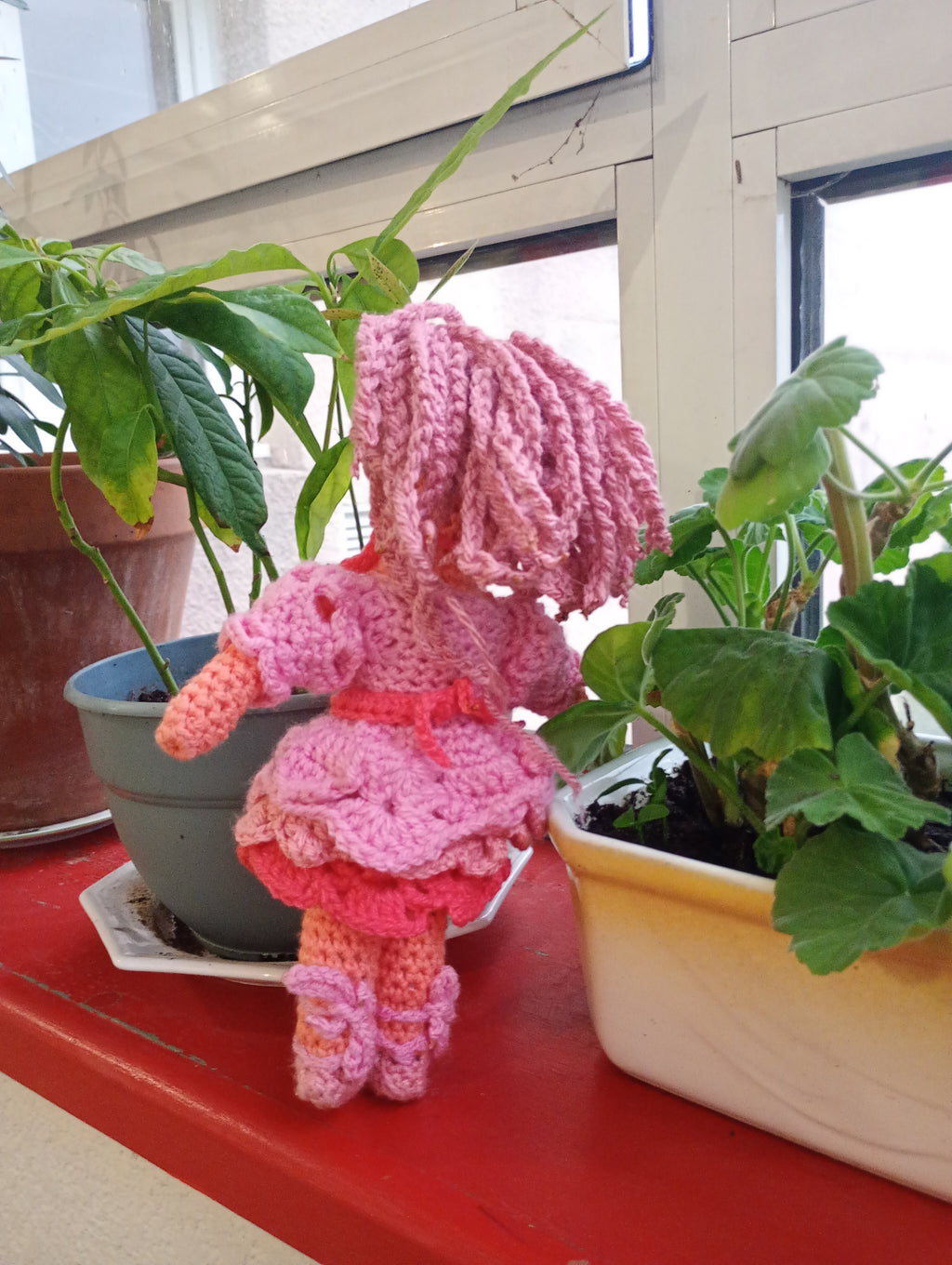 Poupe ecsclusive crochet Fairy of Virtue Kindness 25cm