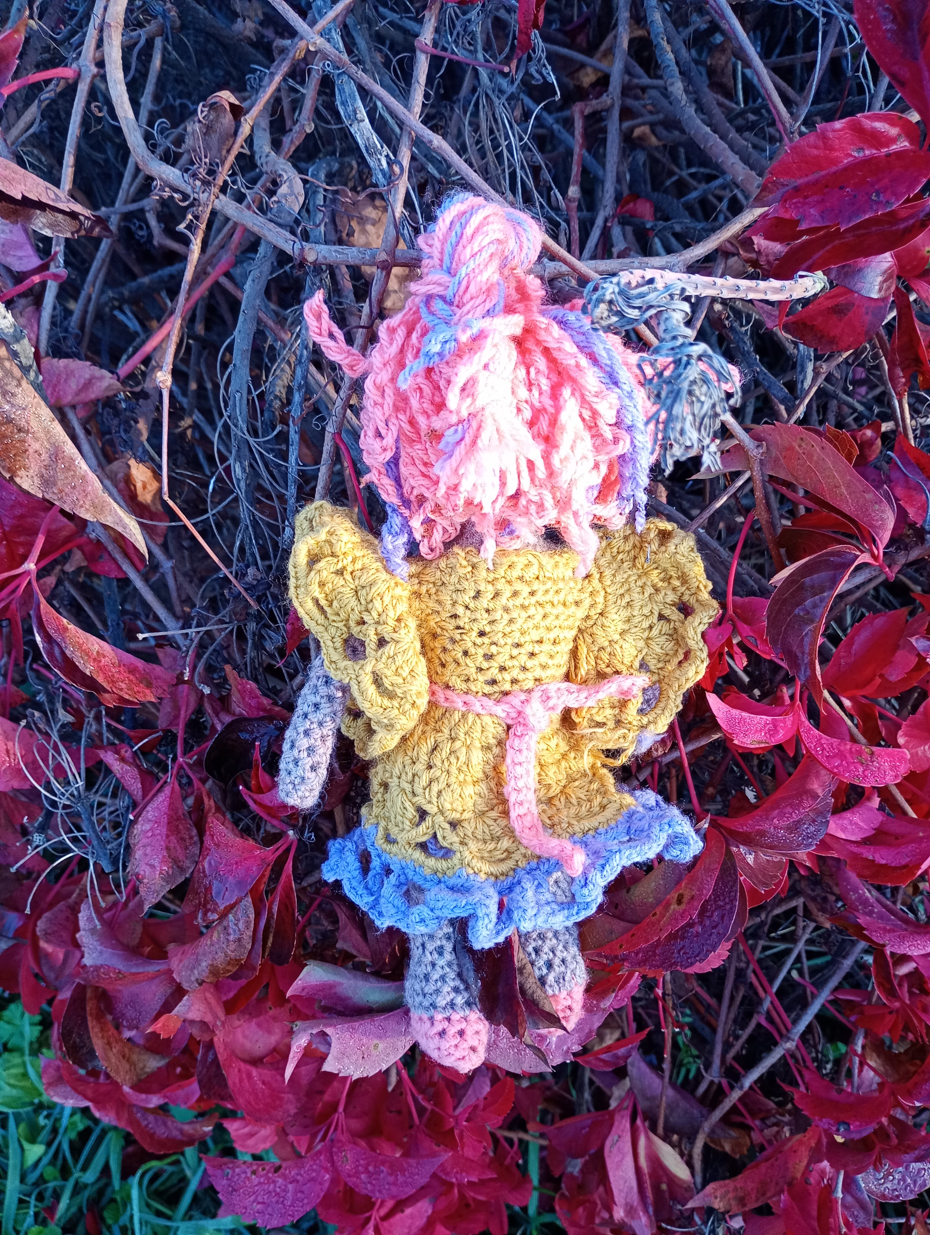 Poupee exsclisive crochet mafame Arles 25cm