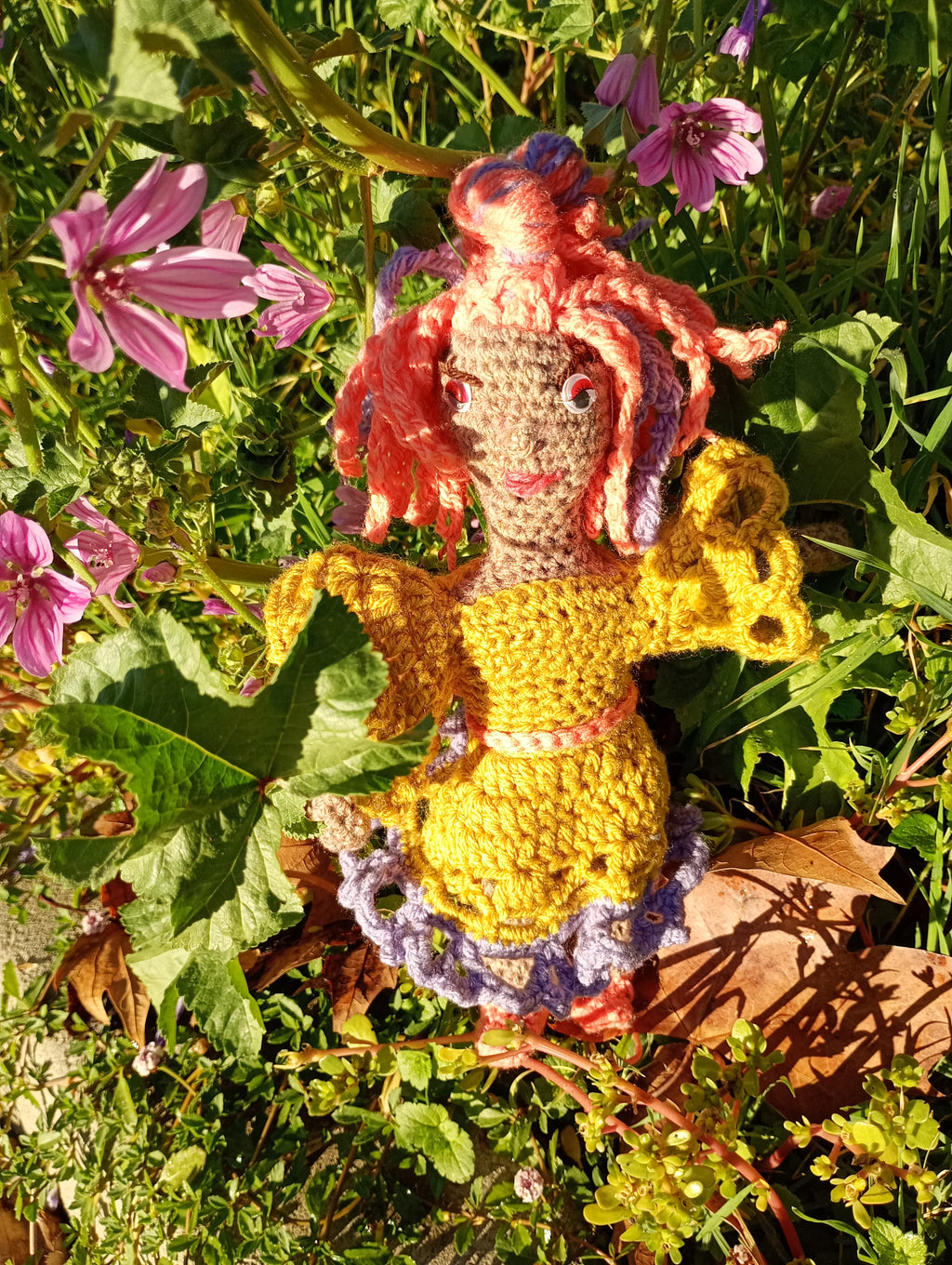 Poupee exsclisive crochet mafame Arles 25cm