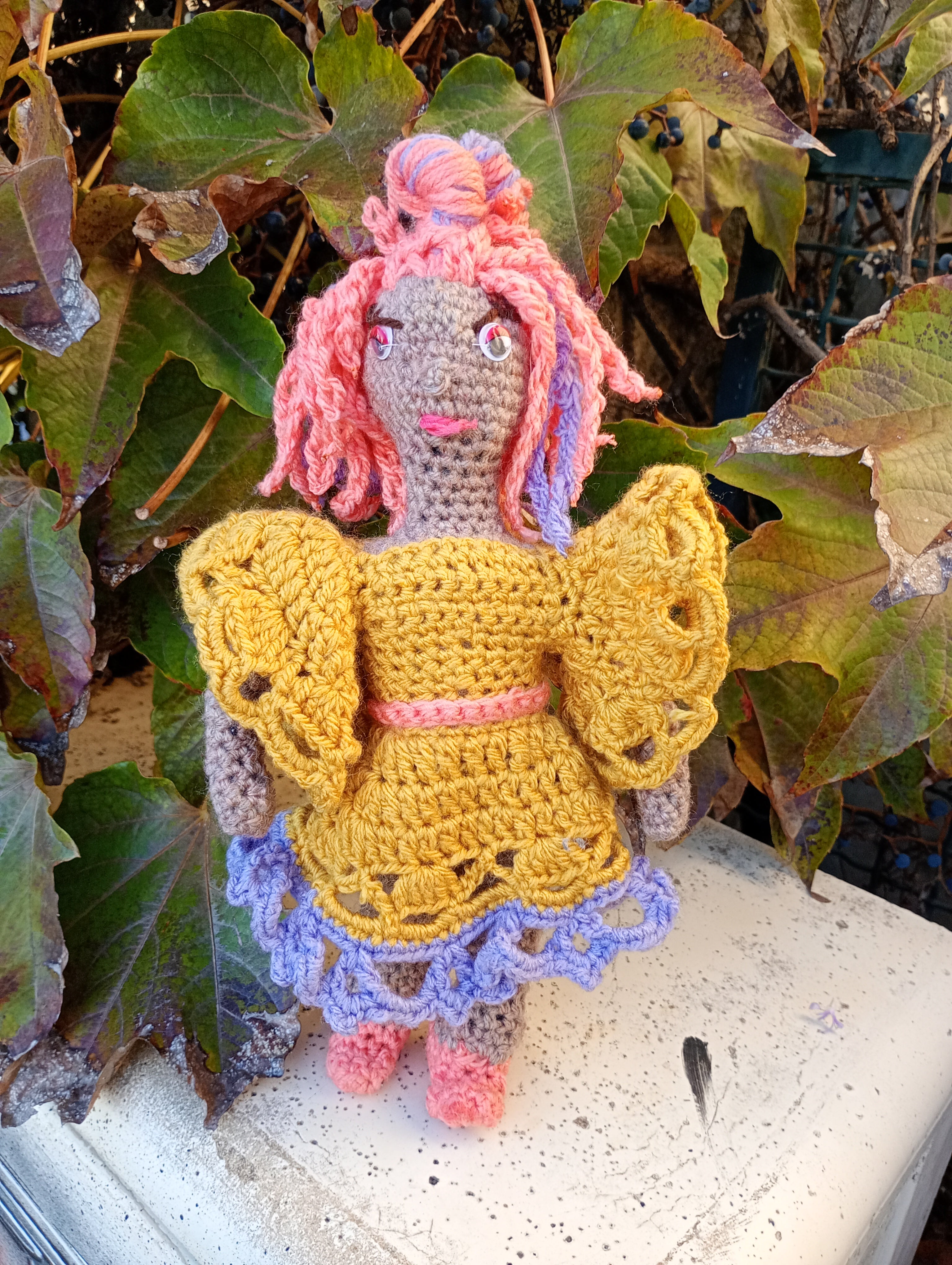 Poupee exsclisive crochet mafame Arles 25cm