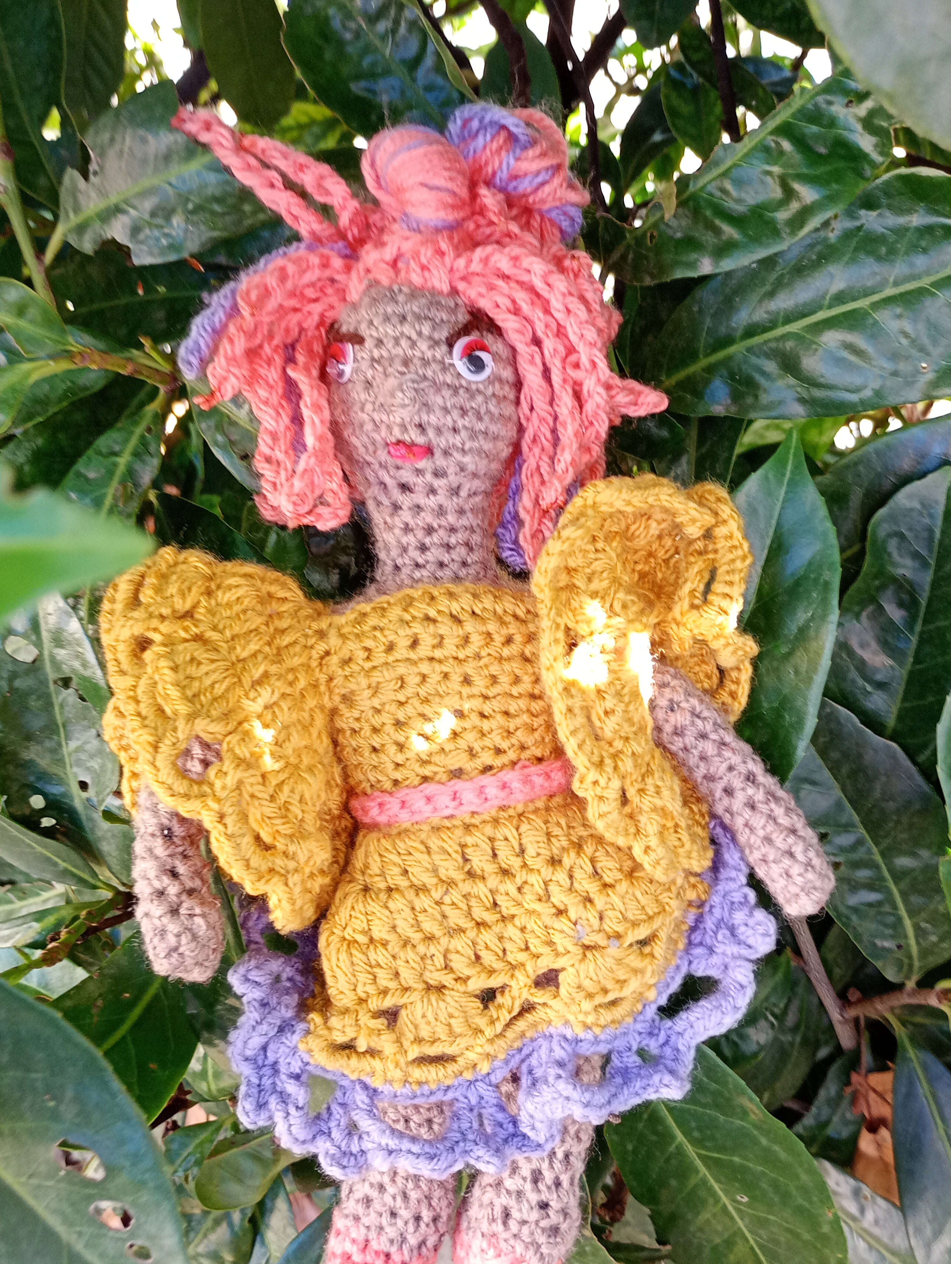 Poupee exsclisive crochet mafame Arles 25cm