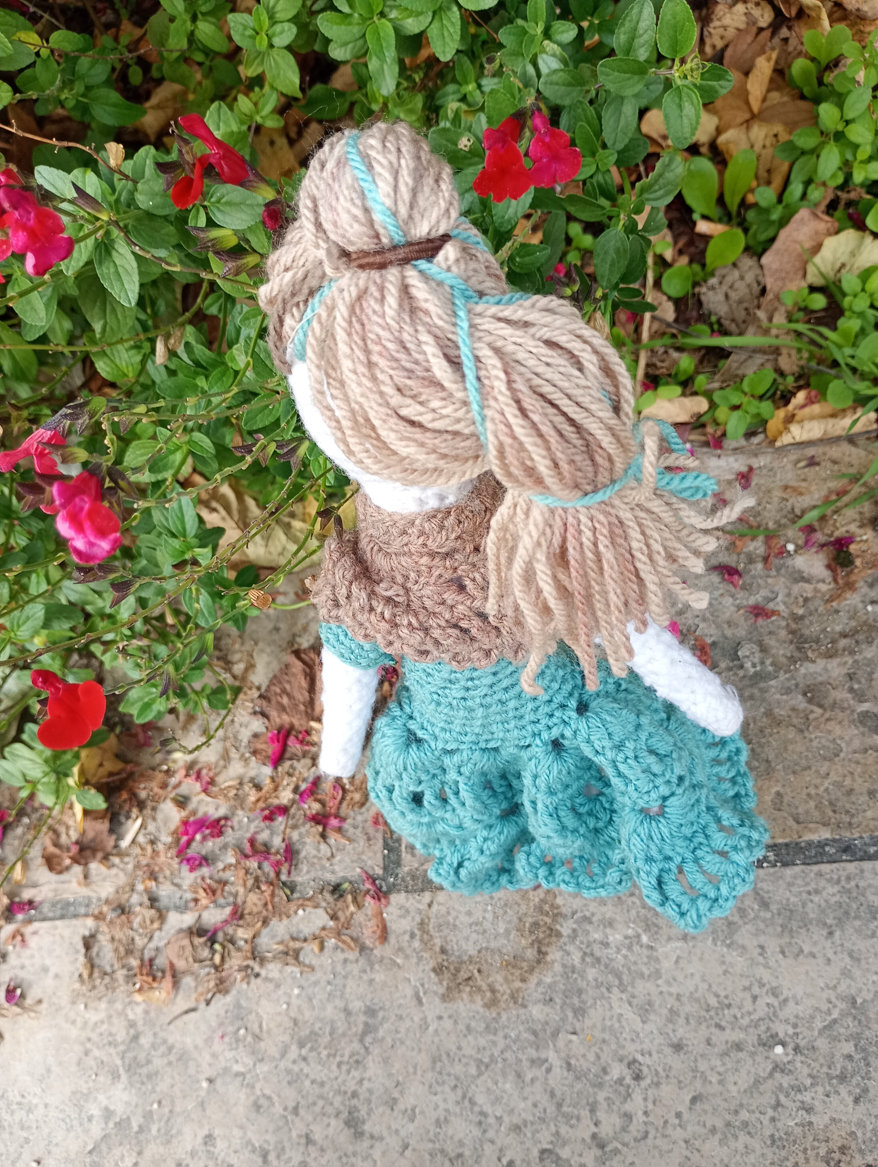 Poupe legend exsclusive crochet Saint Michel 25cm