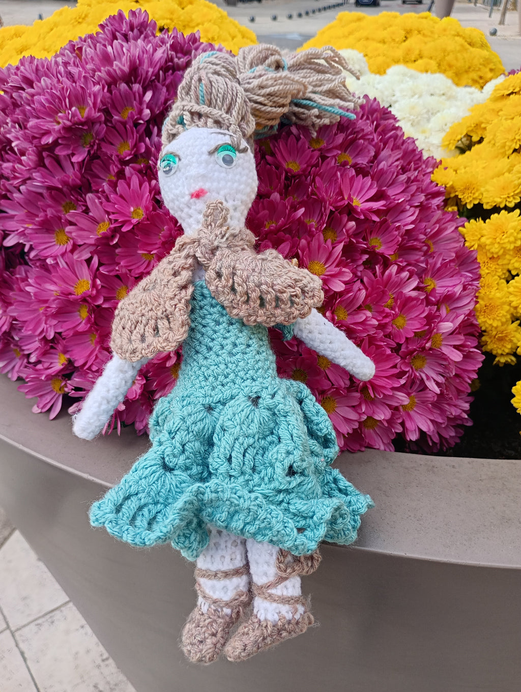 Poupe legend exsclusive crochet Saint Michel 25cm