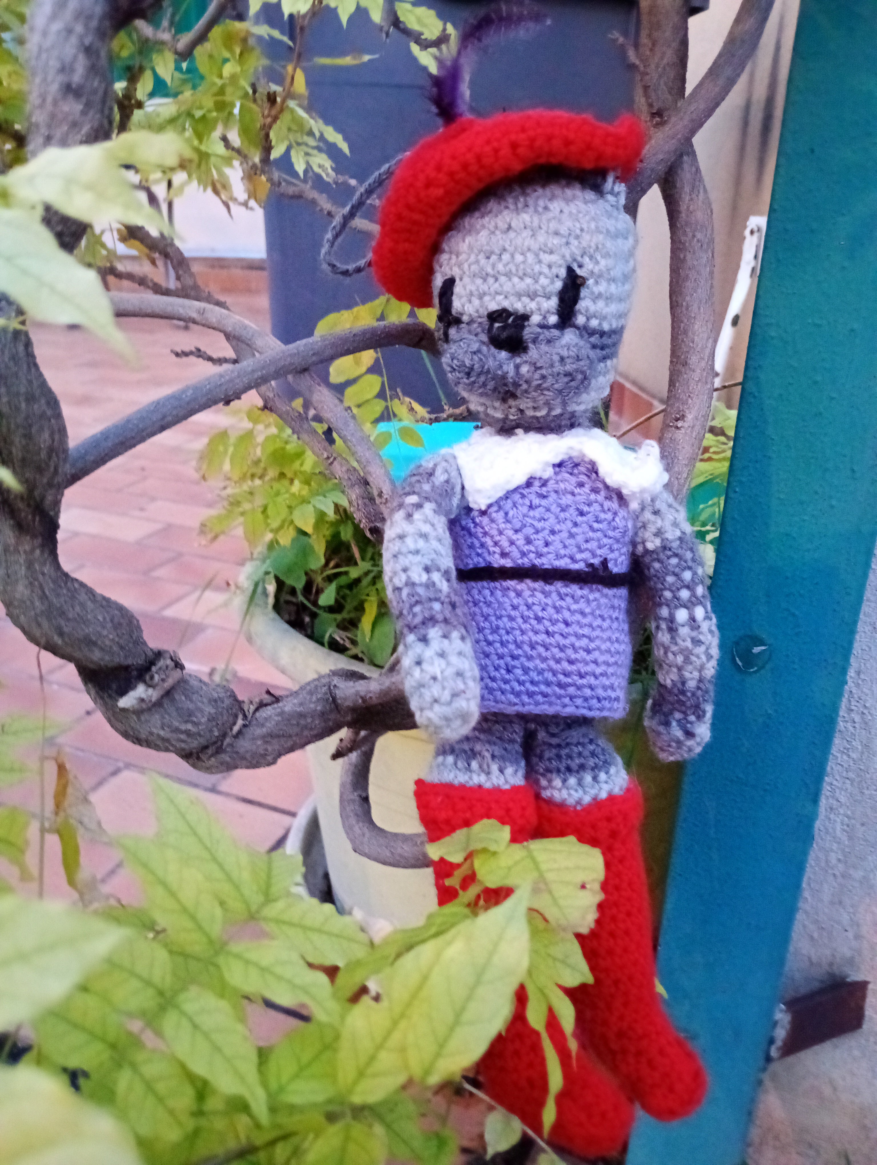 Poupe legend exsclusive crochet Chat Botte