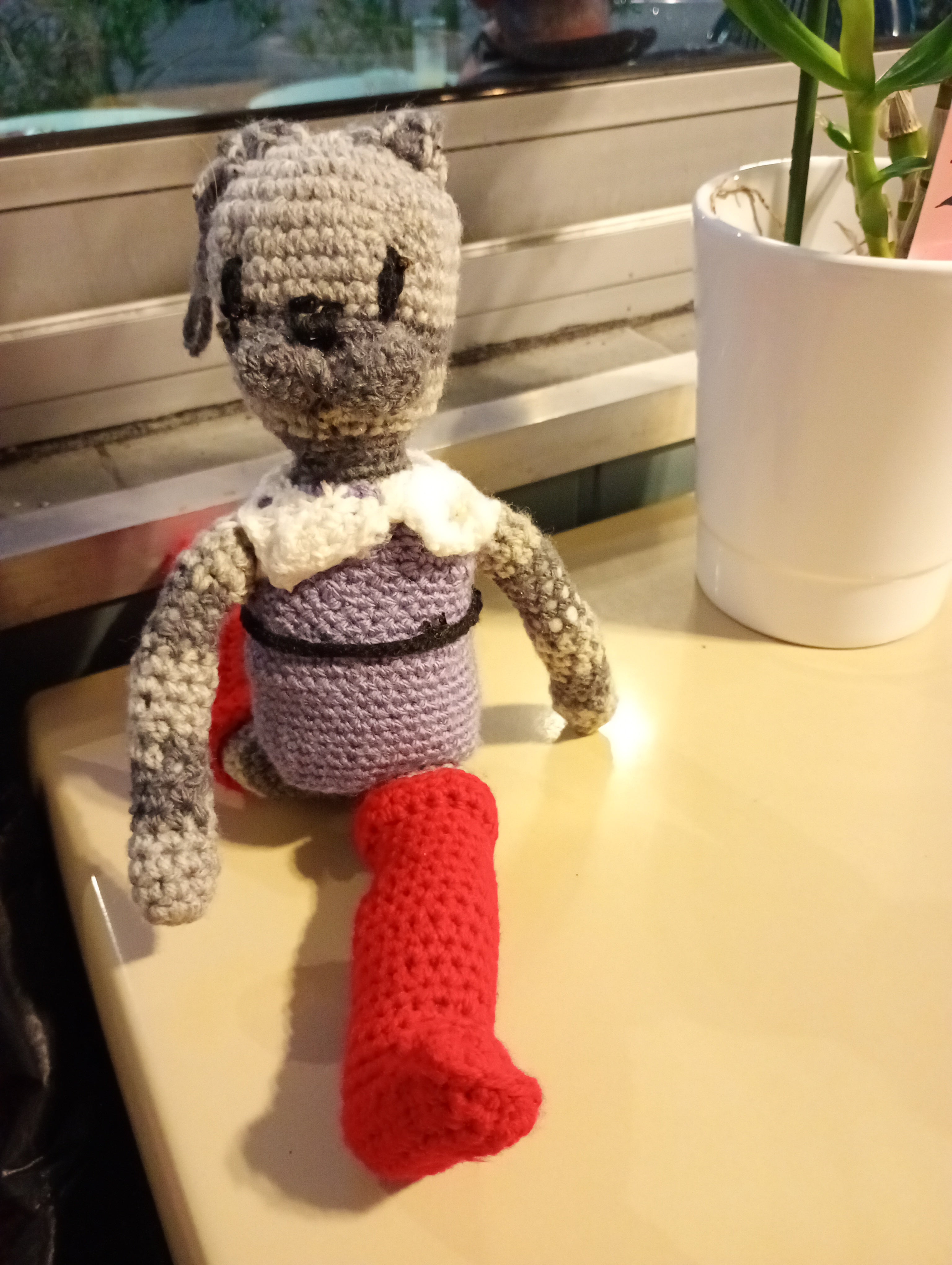 Poupe legend exsclusive crochet Chat Botte