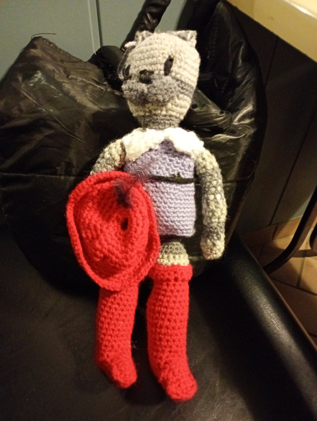 Poupe legend exsclusive crochet Chat Botte