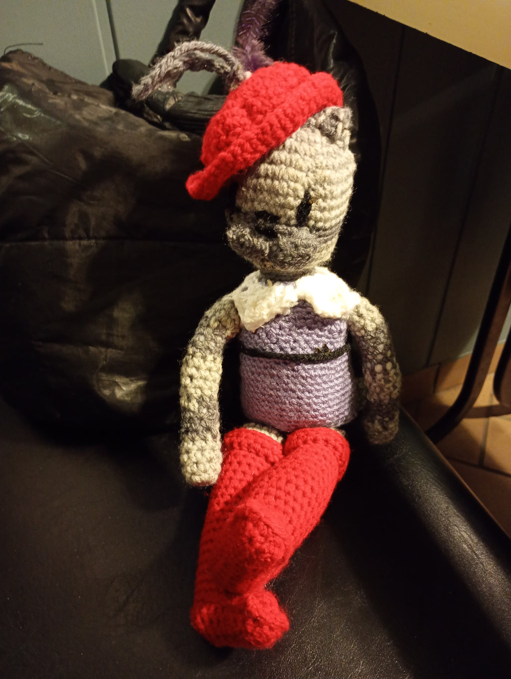 Poupe legend exsclusive crochet Chat Botte