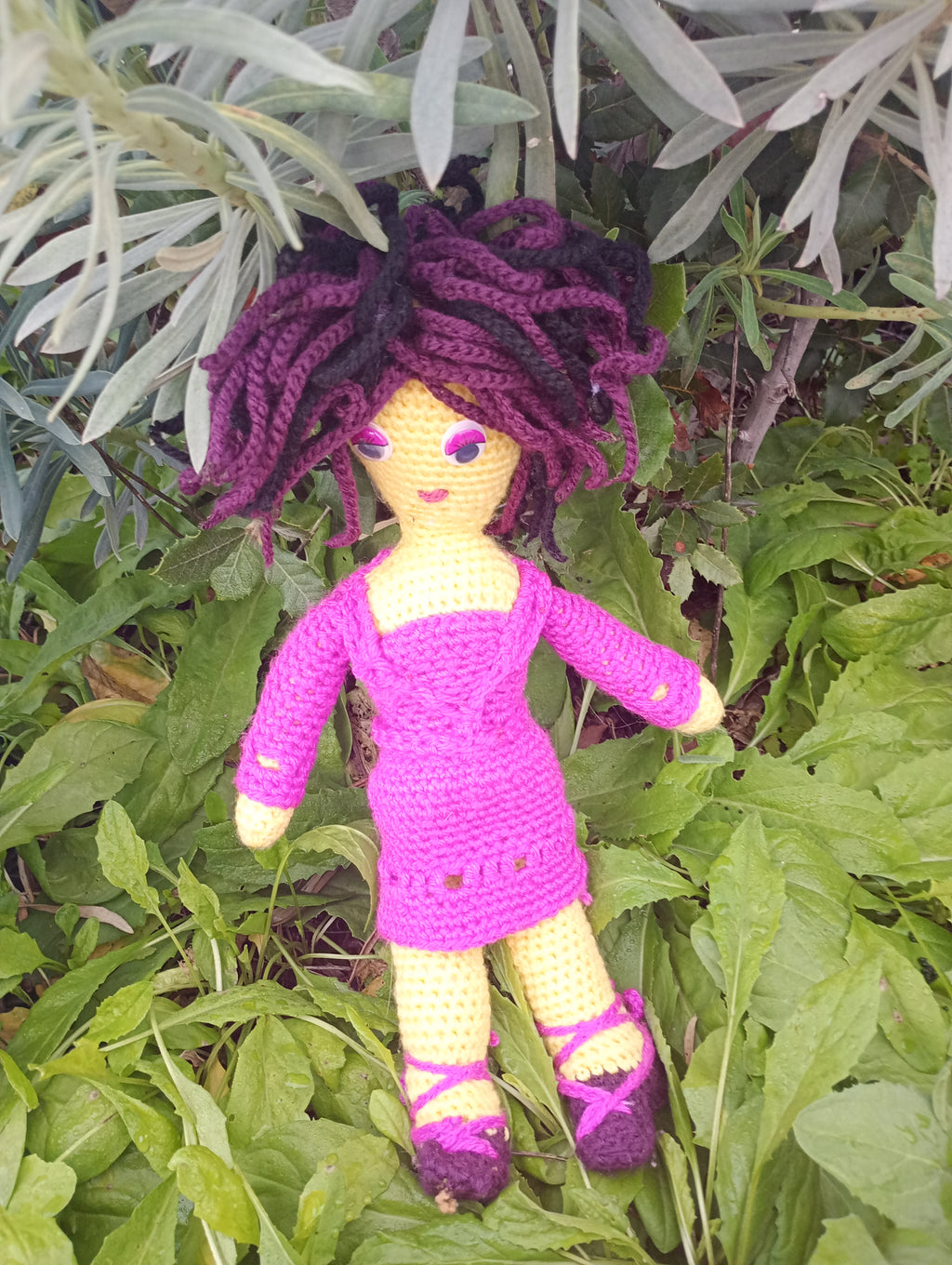 Poupe crochet Madame President 50cm