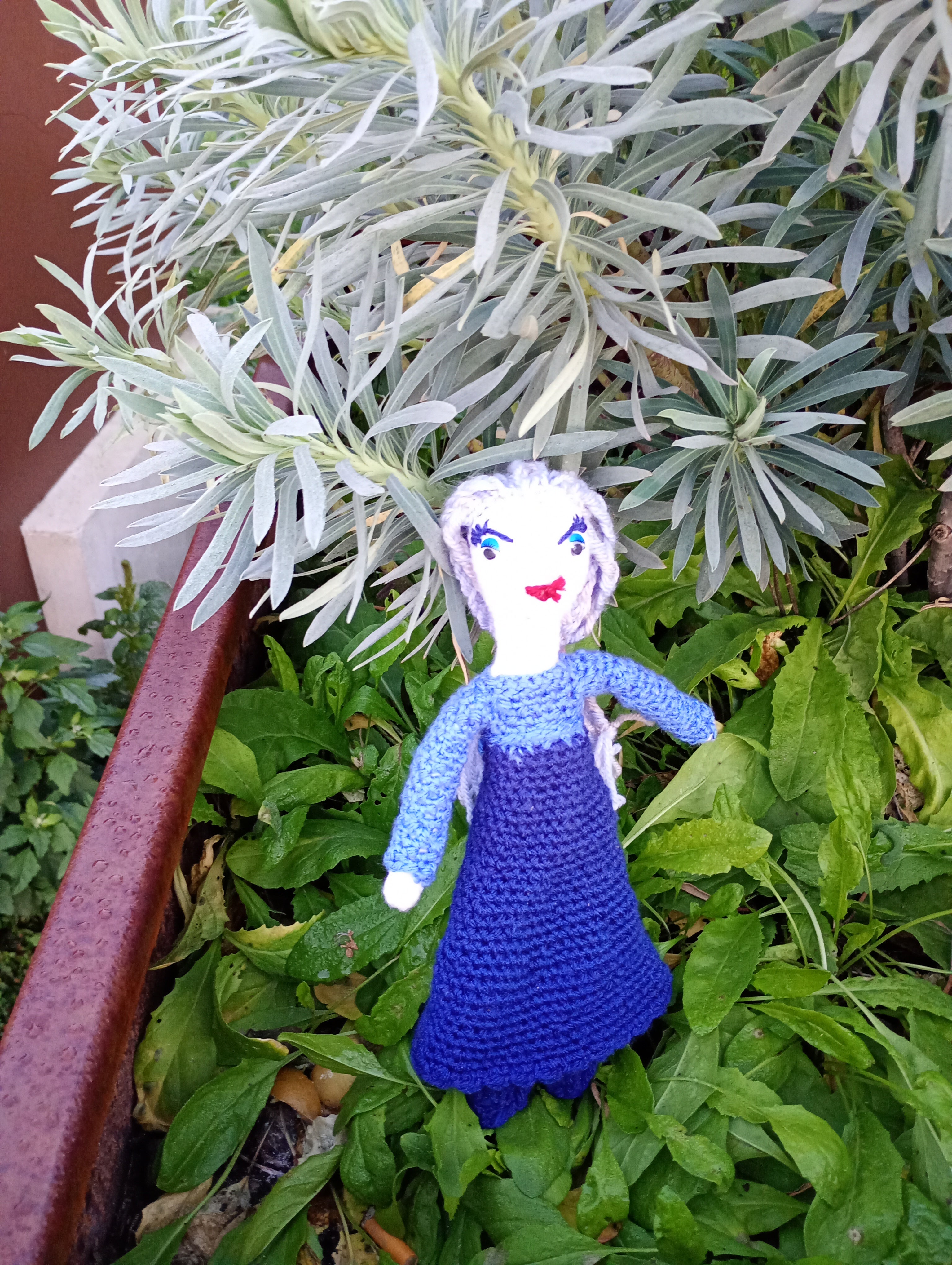 Poupe legend exsclusive crochet  Sagesde35cm 25cm