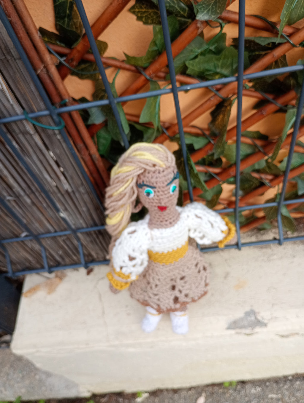 Poupe legend exsclusive crochet  La Fee. La Patience 25cm