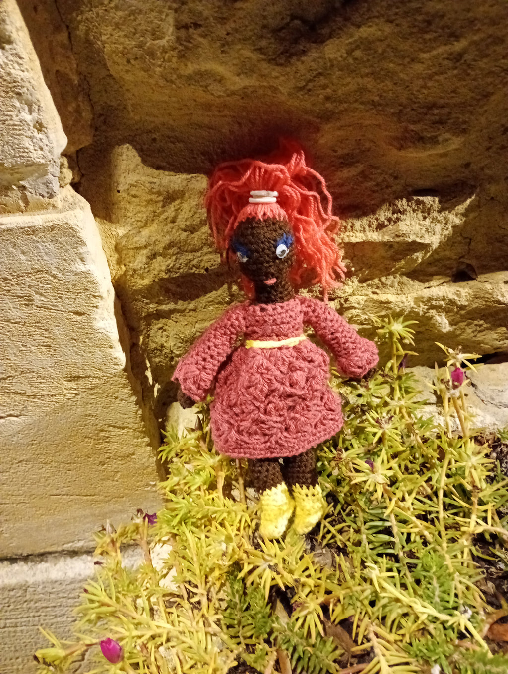 Poupee exsclisive crochet La Force/Strengh  Fee de la vertu 25