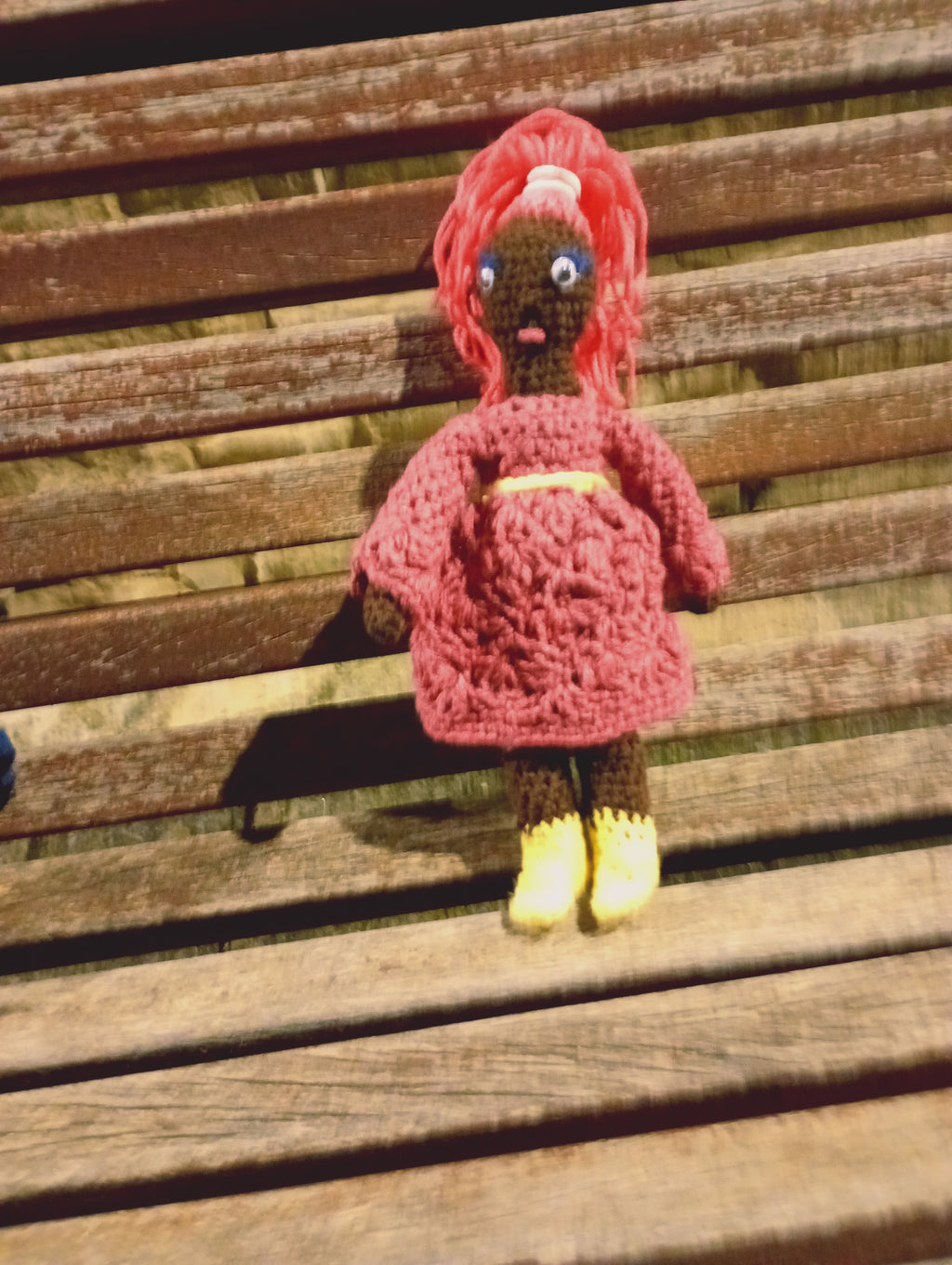 Poupee exsclisive crochet La Force/Strengh  Fee de la vertu 25