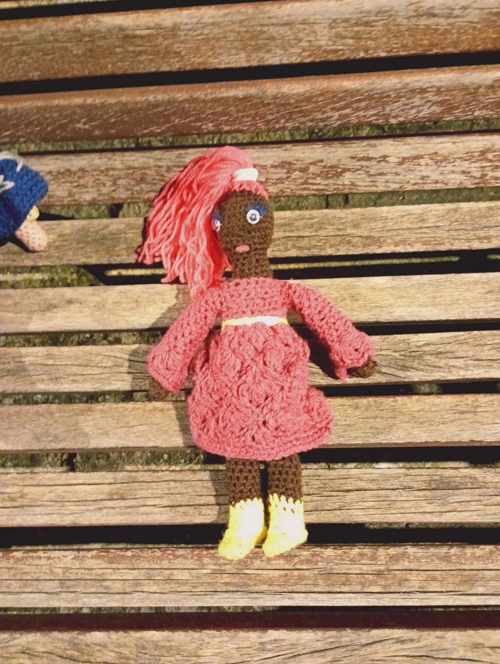 Poupee exsclisive crochet La Force/Strengh  Fee de la vertu 25