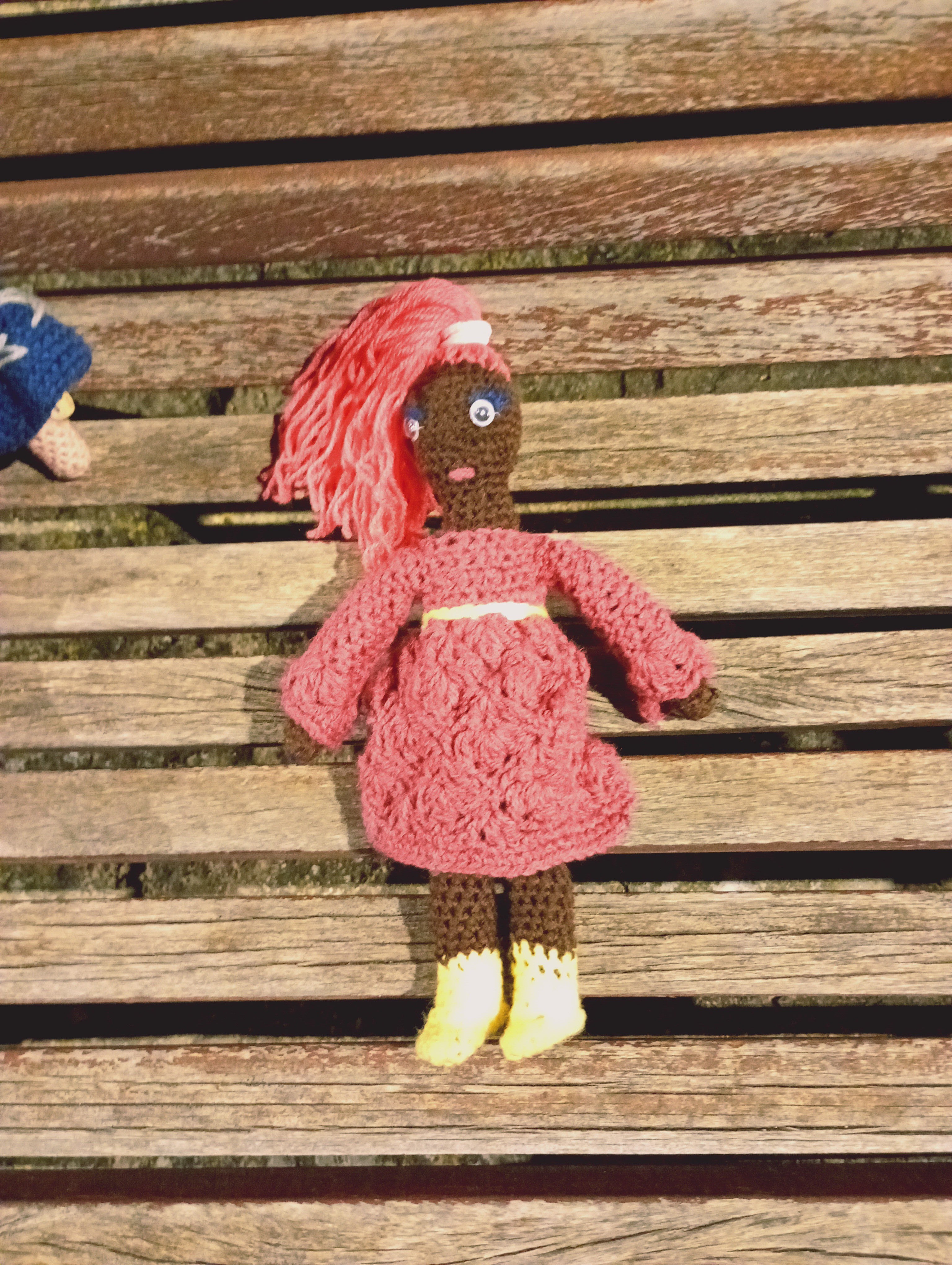 Poupee exsclisive crochet La Force/Strengh  Fee de la vertu 25