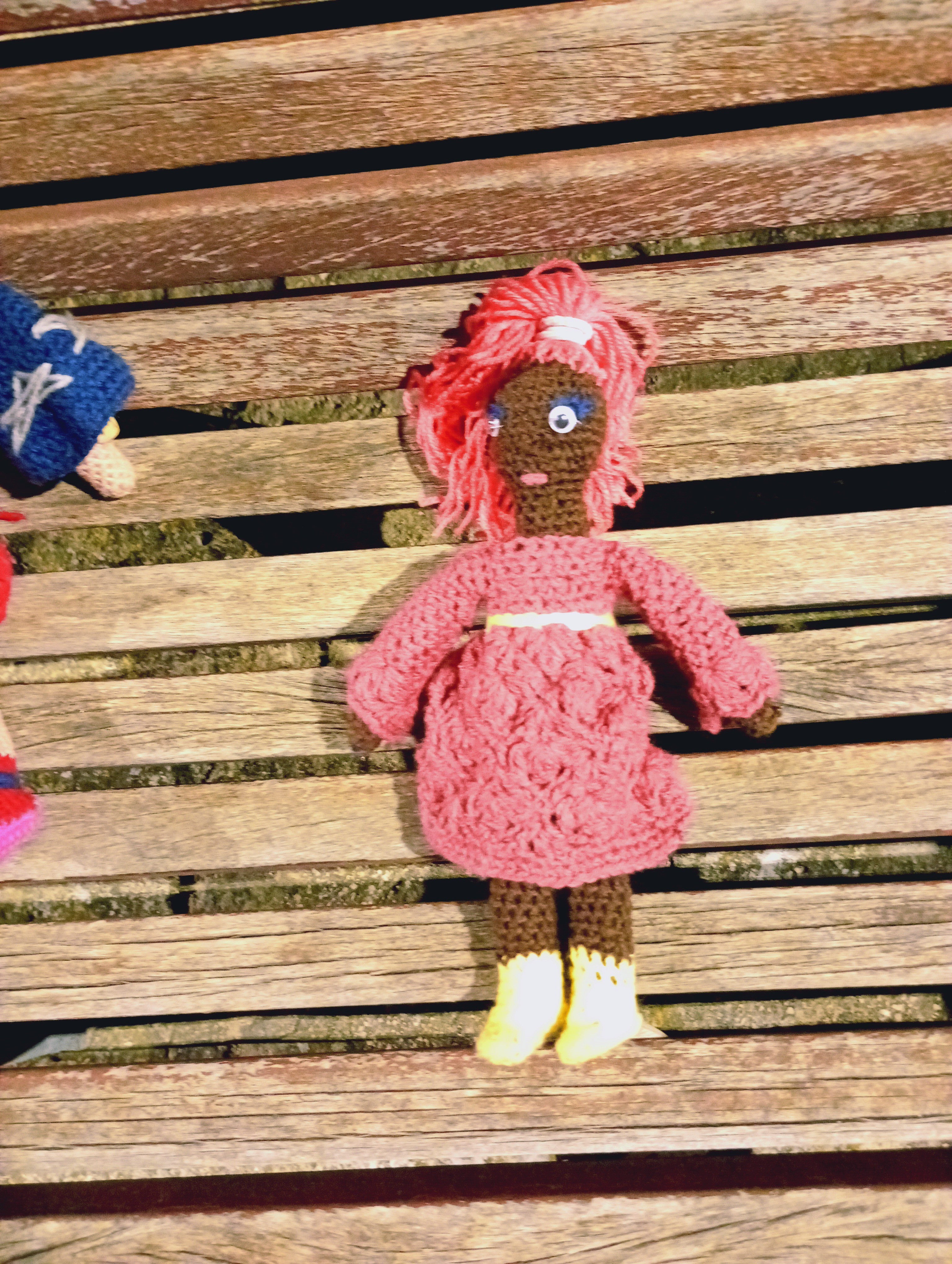 Poupee exsclisive crochet La Force/Strengh  Fee de la vertu 25