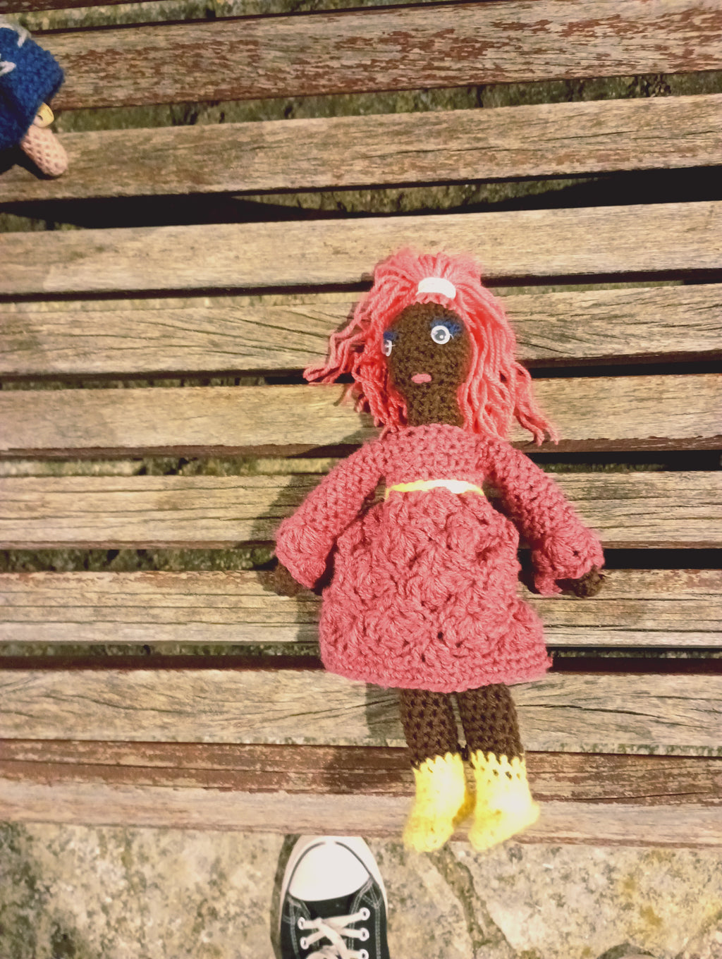 Poupee exsclisive crochet La Force/Strengh  Fee de la vertu 25