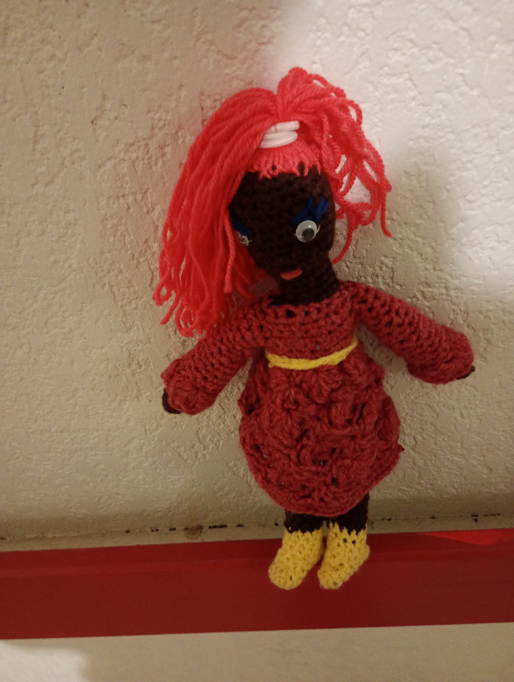 Poupee exsclisive crochet La Force/Strengh  Fee de la vertu 25