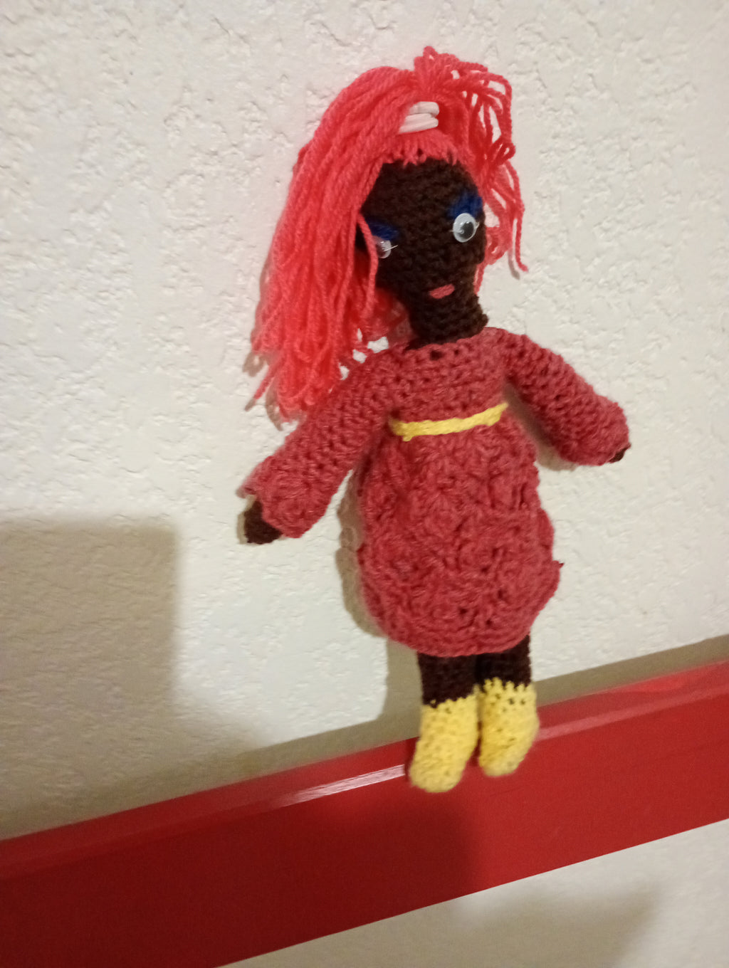 Poupee exsclisive crochet La Force/Strengh  Fee de la vertu 25