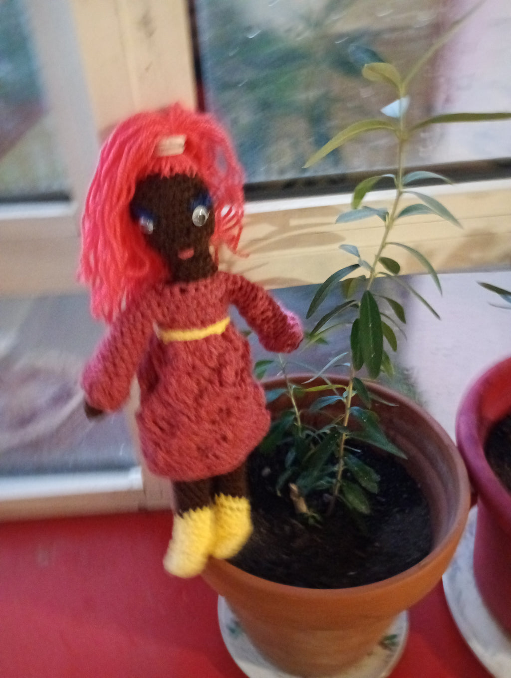 Poupee exsclisive crochet La Force/Strengh  Fee de la vertu 25