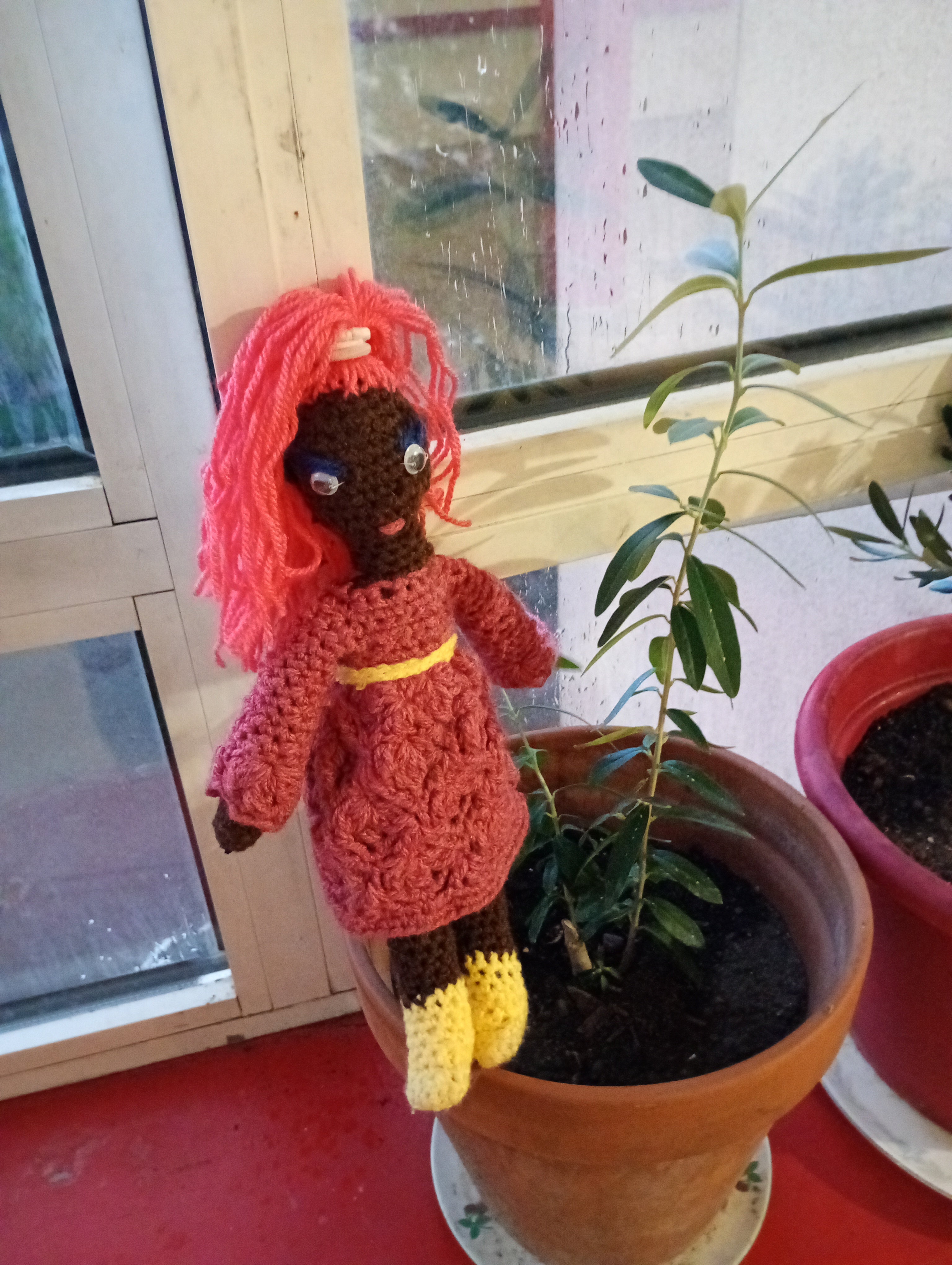 Poupee exsclisive crochet La Force/Strengh  Fee de la vertu 25