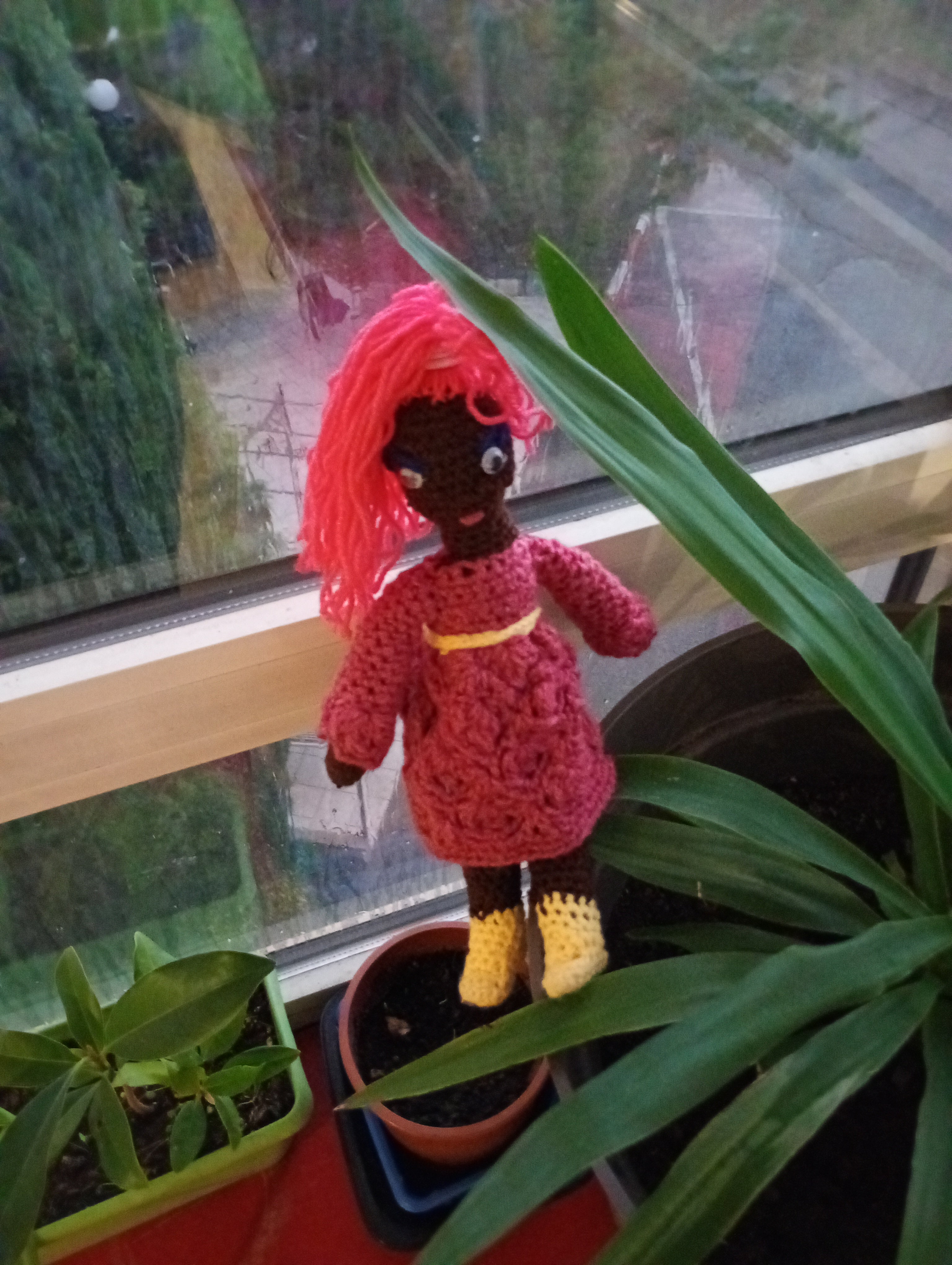 Poupee exsclisive crochet La Force/Strengh  Fee de la vertu 25