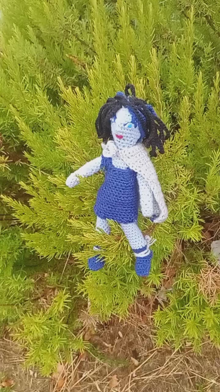 Poupees uniquemen crochet  Musrs gardiennrs dr l'ame 25cm-6musrs