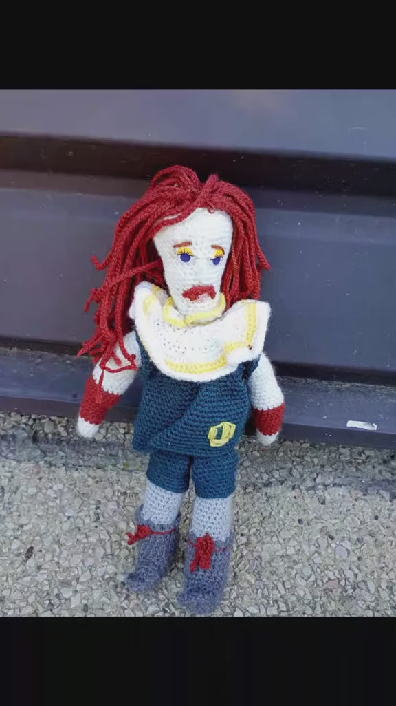 Poupe exsclusive crochet Mirovee50cm